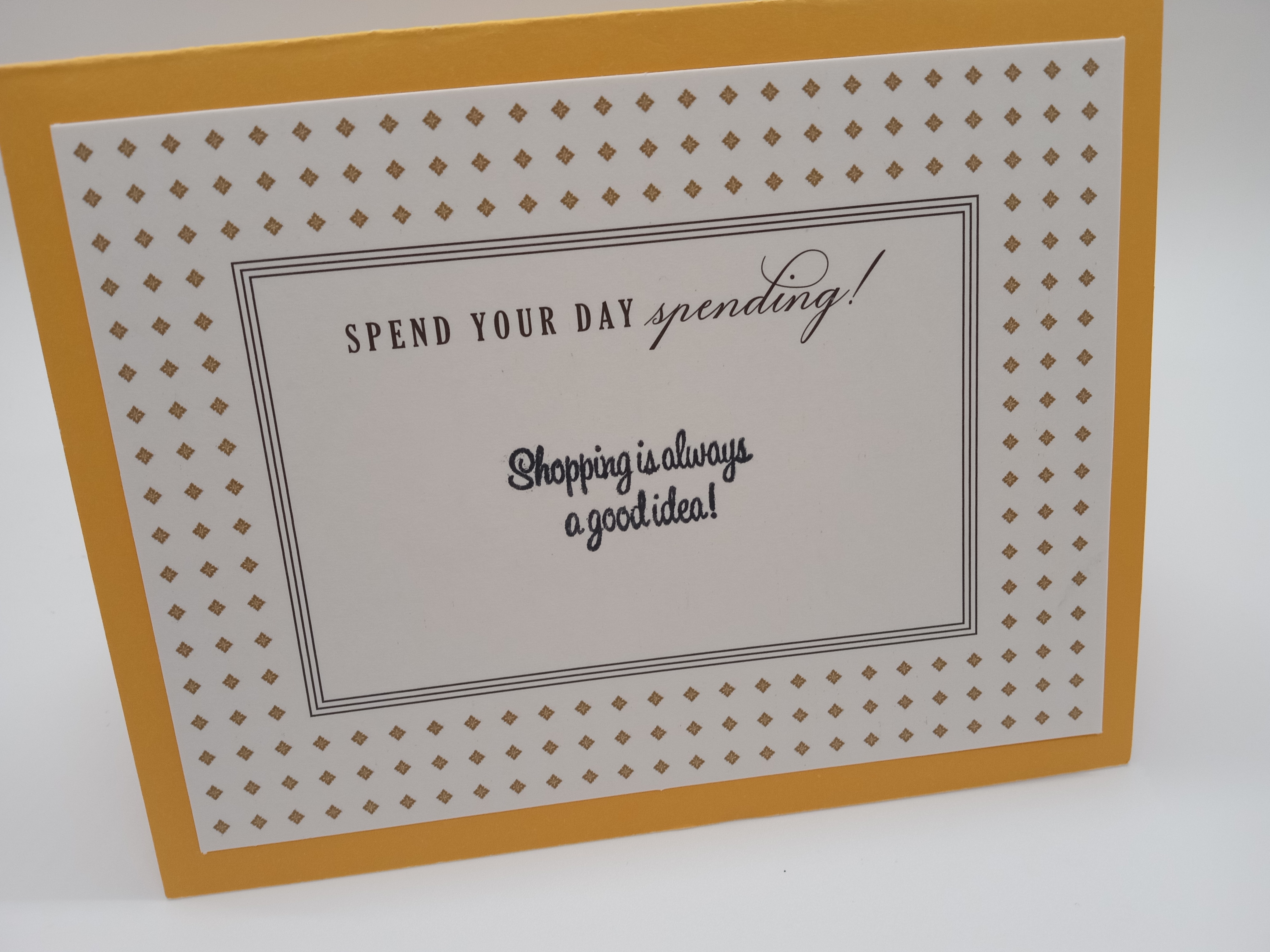 Shopping Birthday Greeting Card