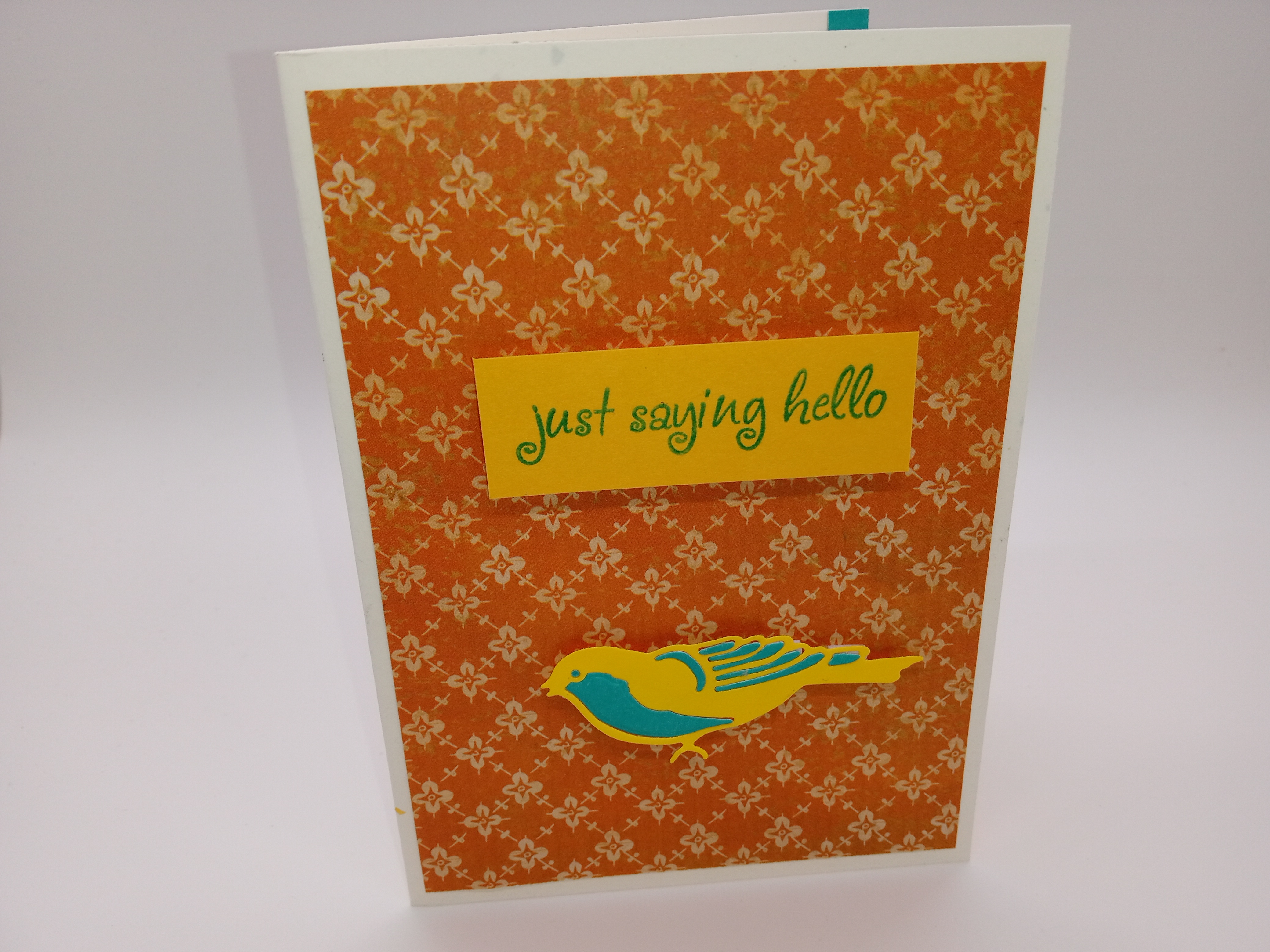 Just Saying Hello Greeting Card