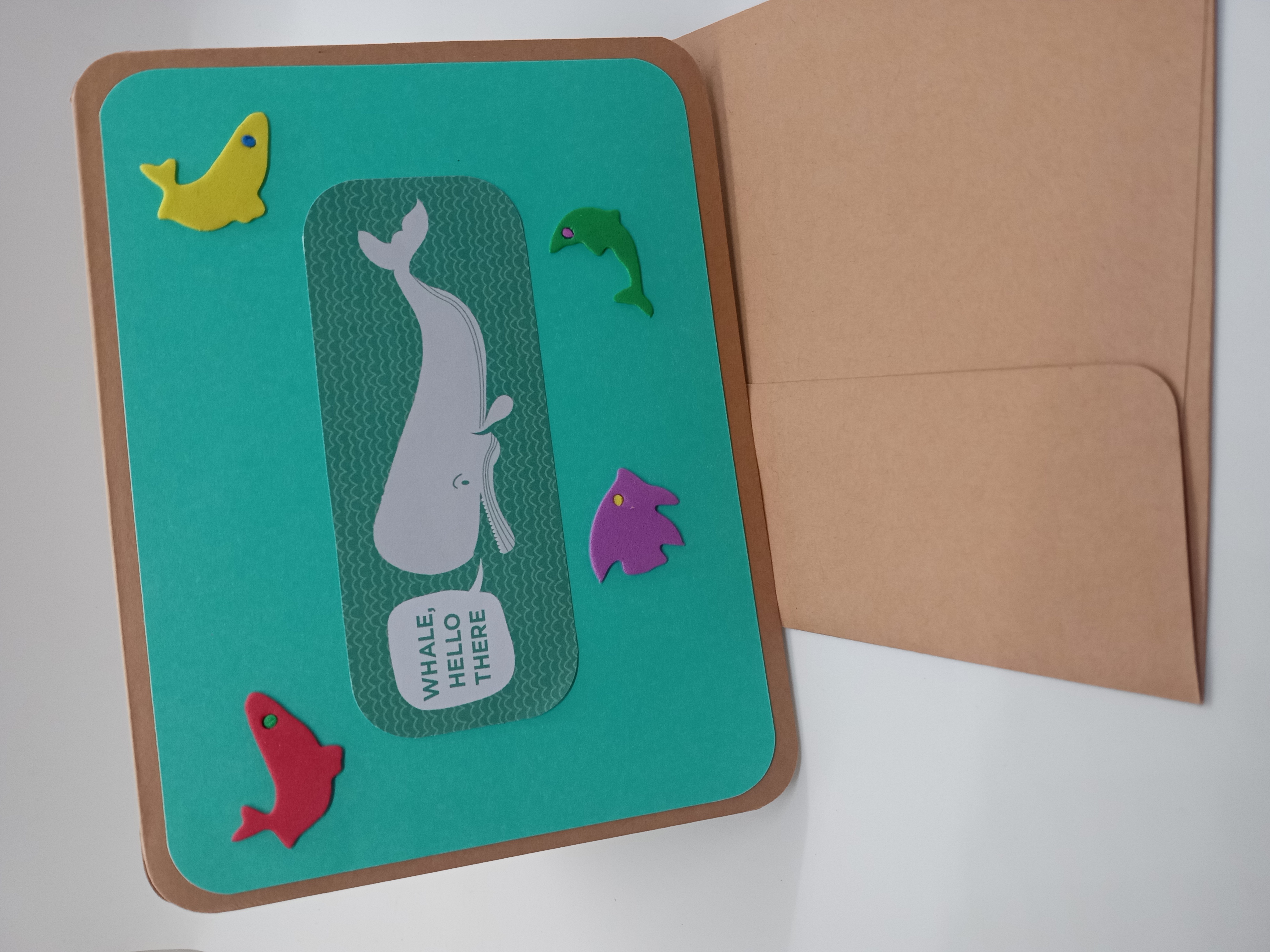 Whale Greeting Card