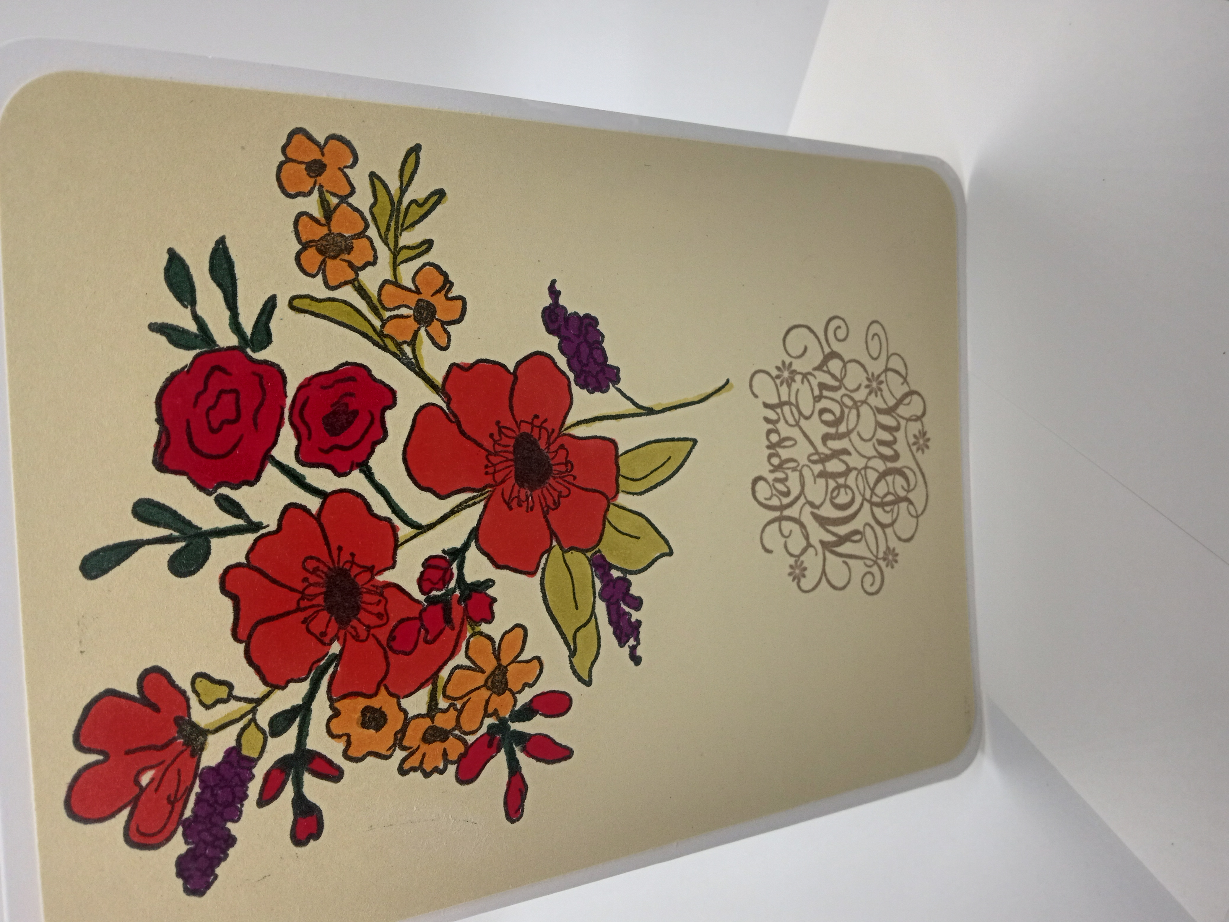 Floral Mother's Day Greeting Card