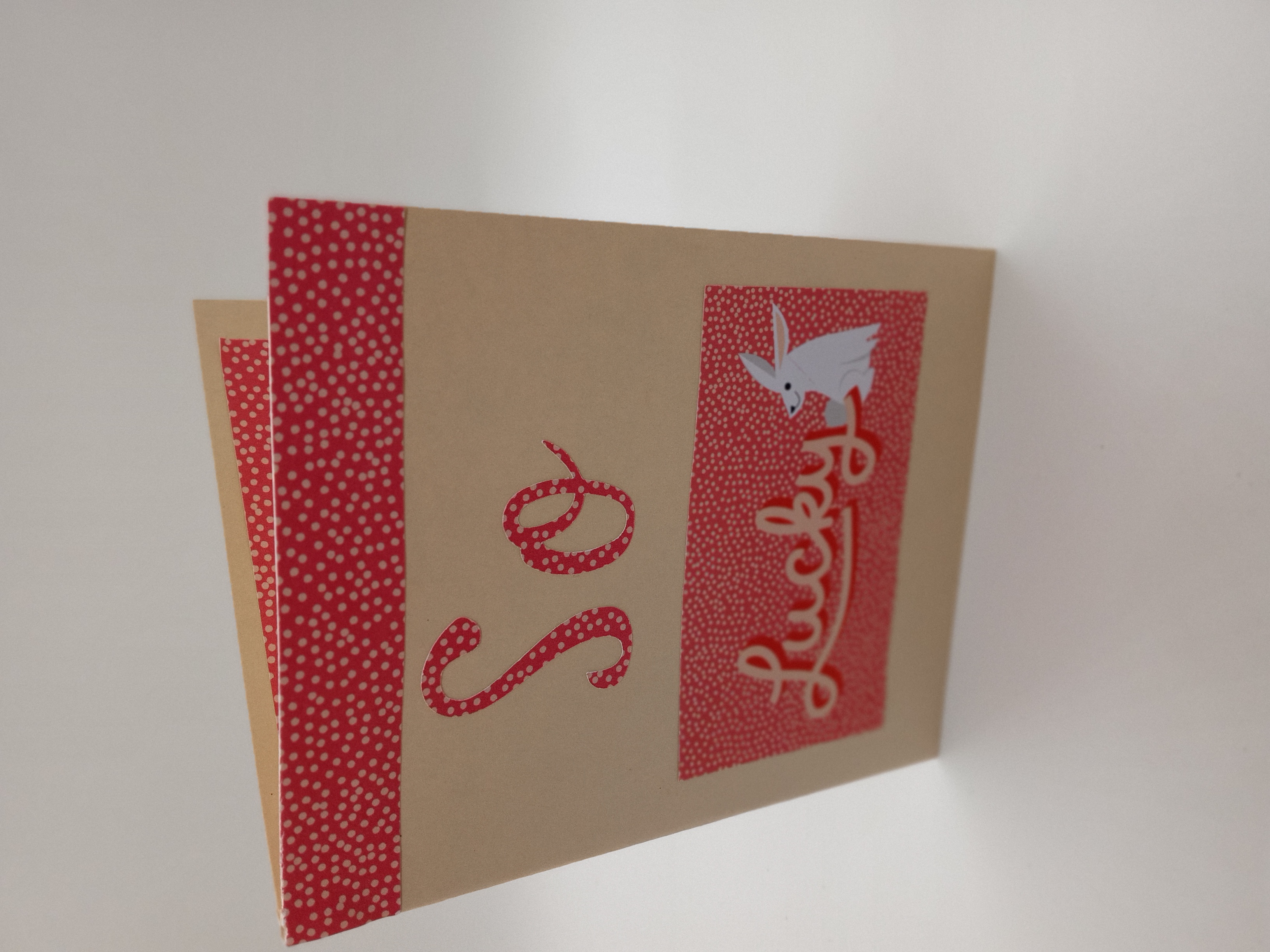 So Lucky Greeting Card