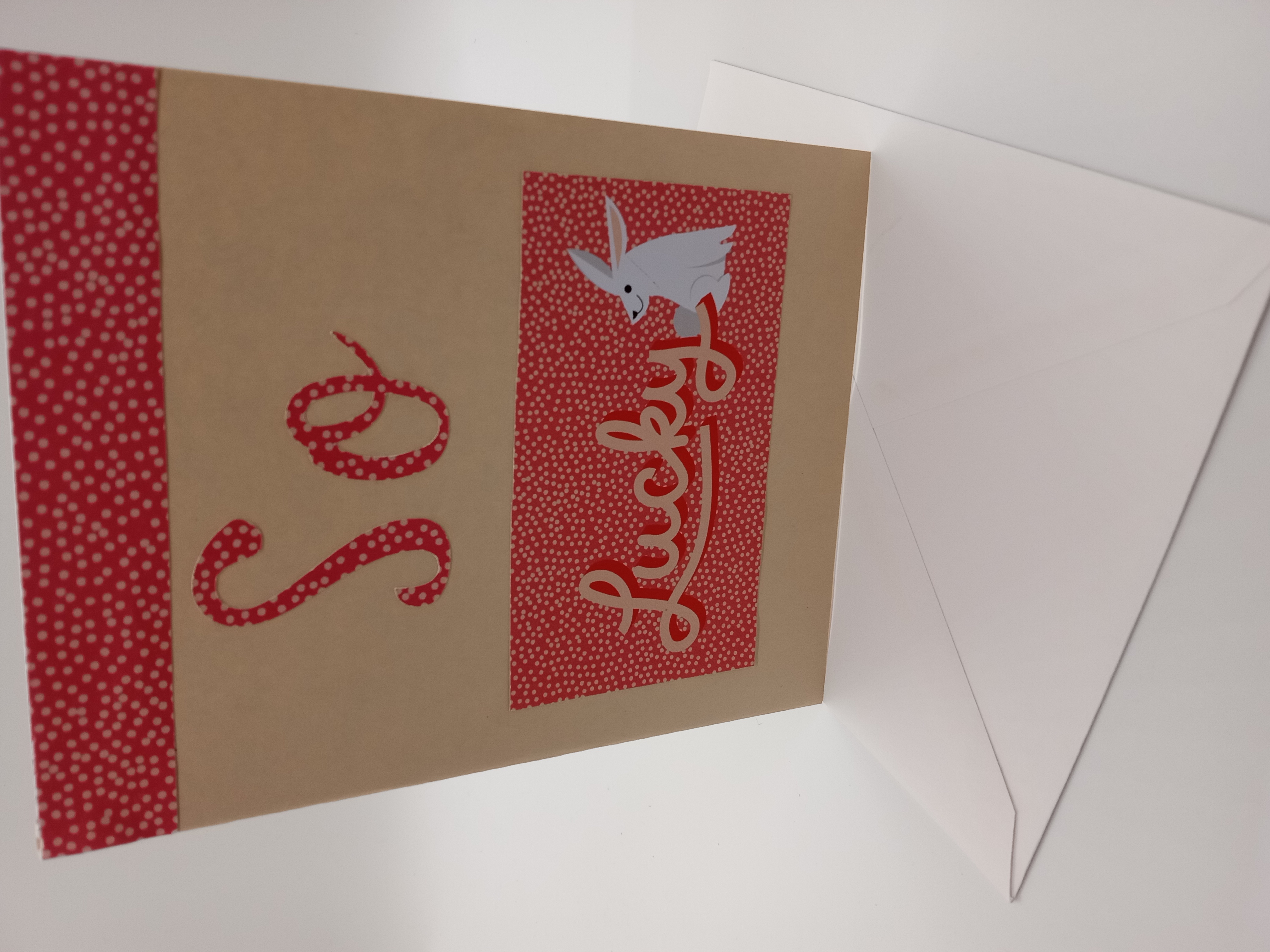 So Lucky Greeting Card