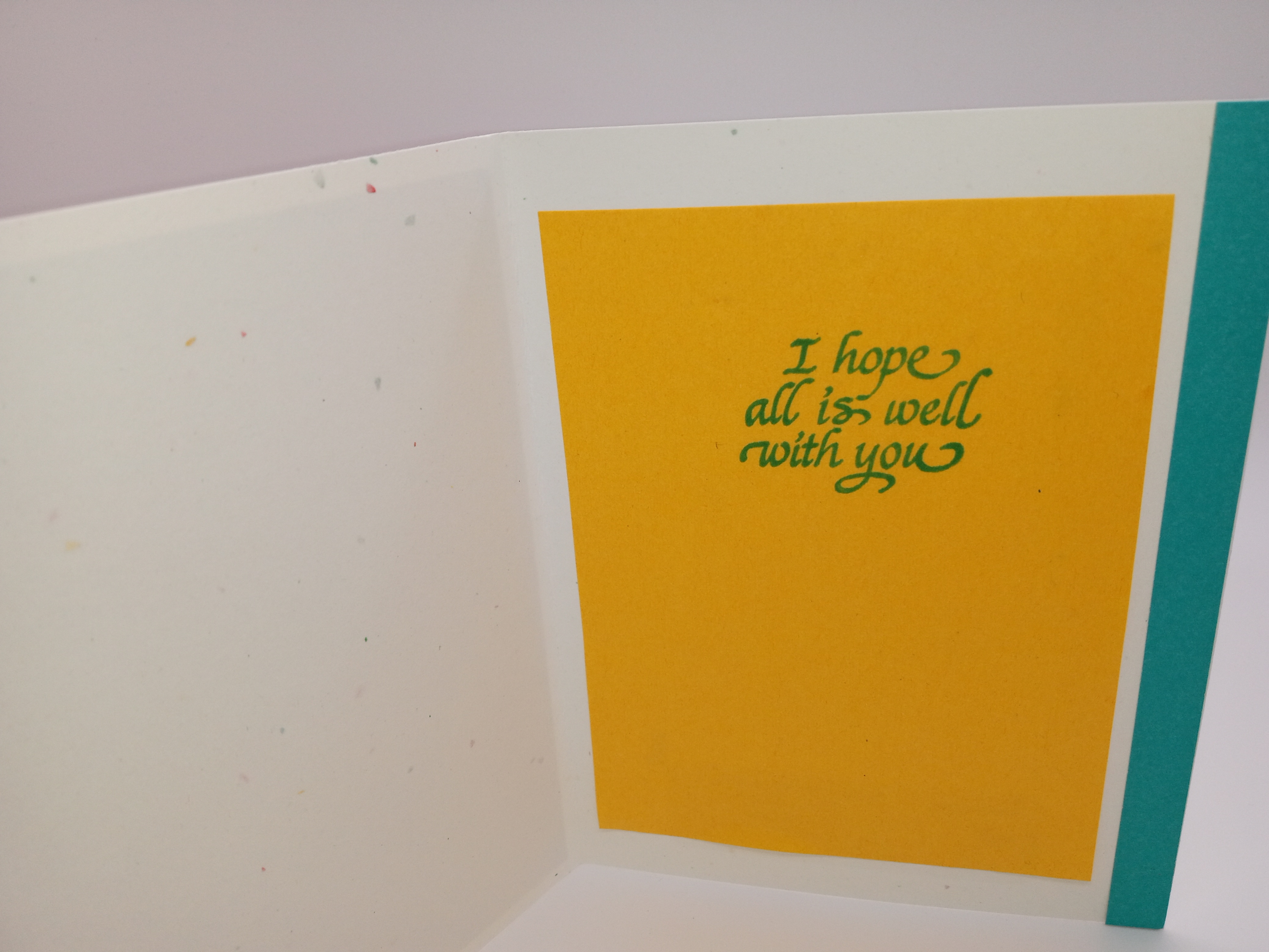 Just Saying Hello Greeting Card