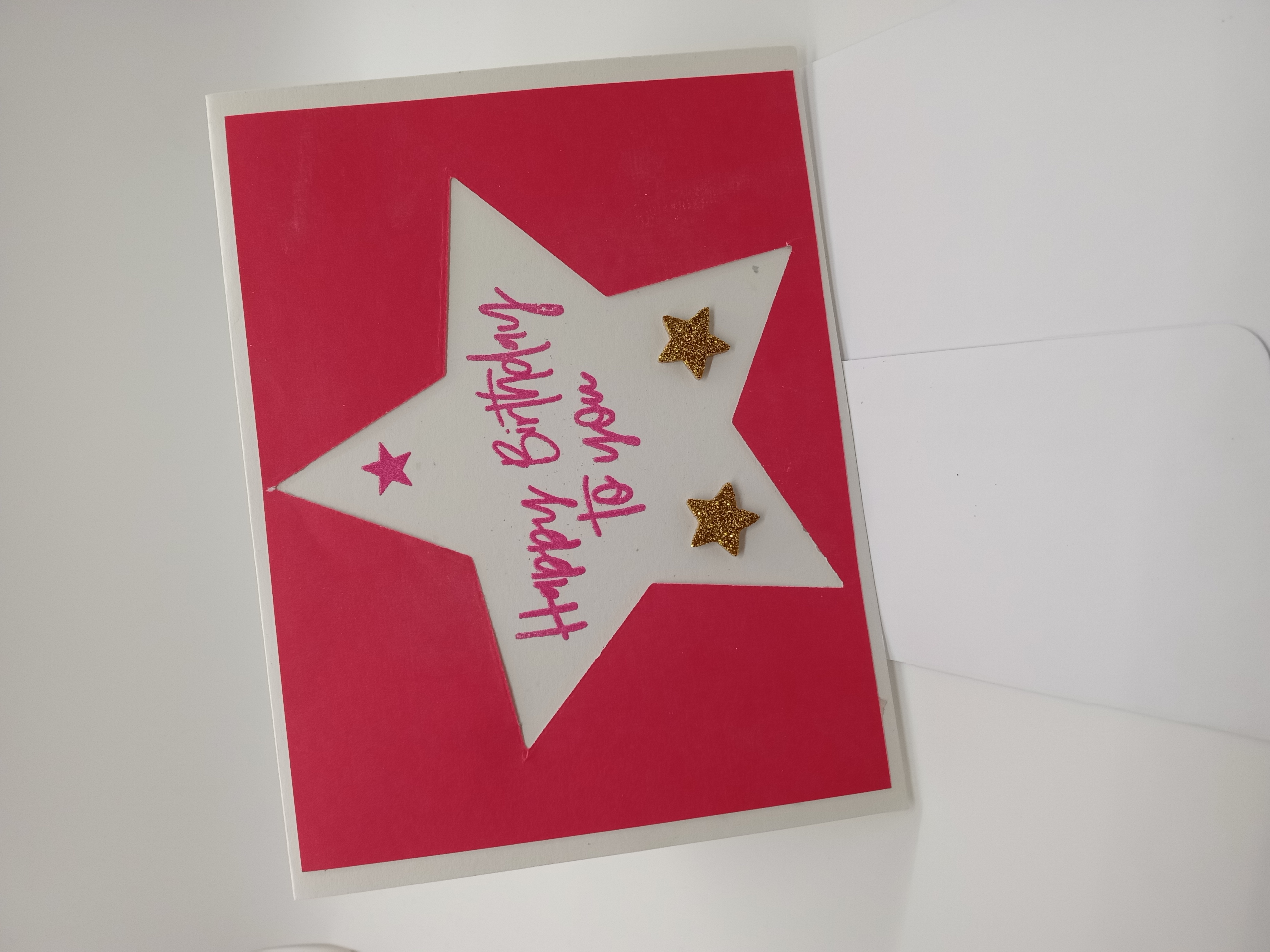 Star-Themed Birthday Card