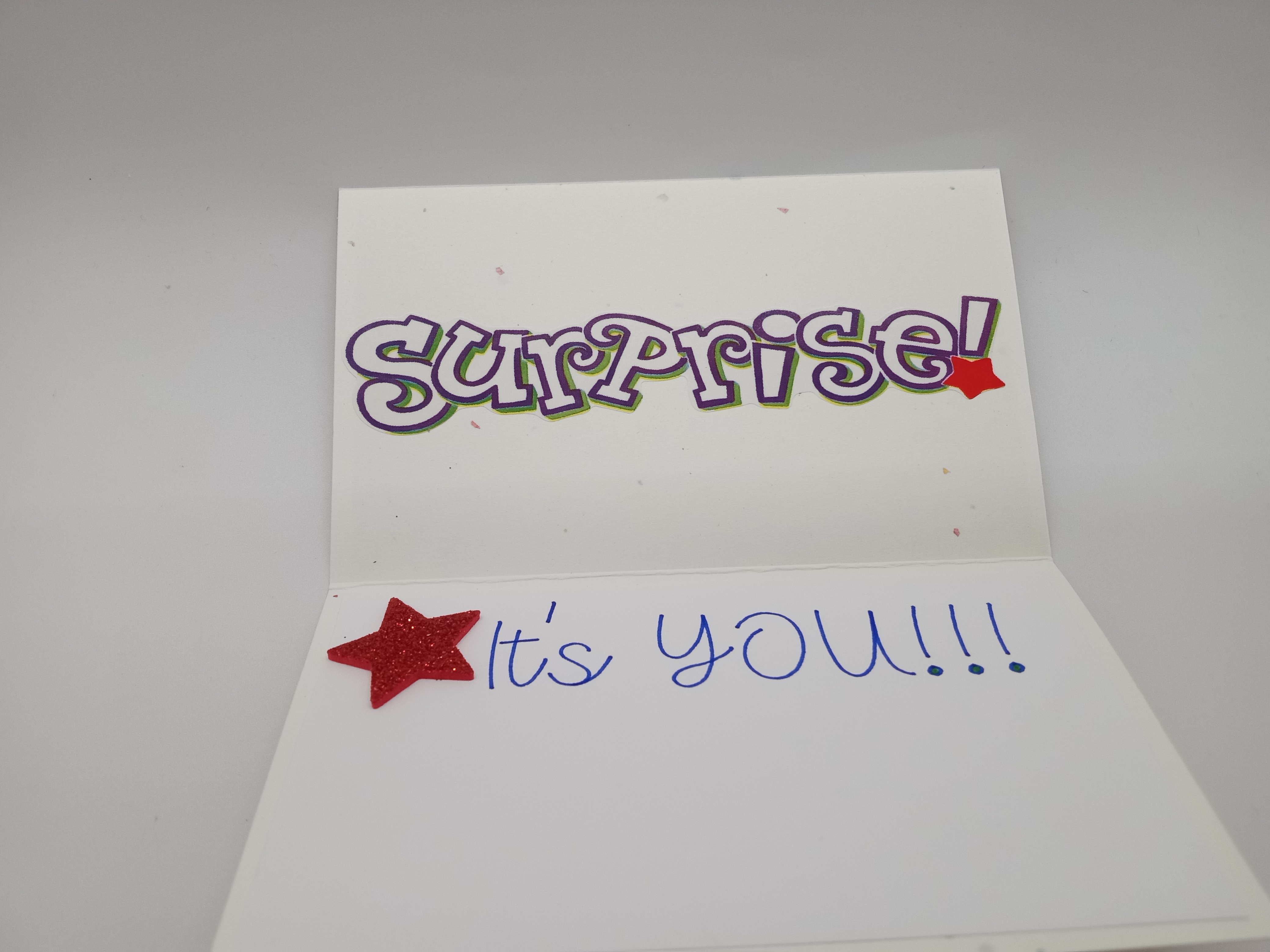 Special Surprise Birthday Greeting Card