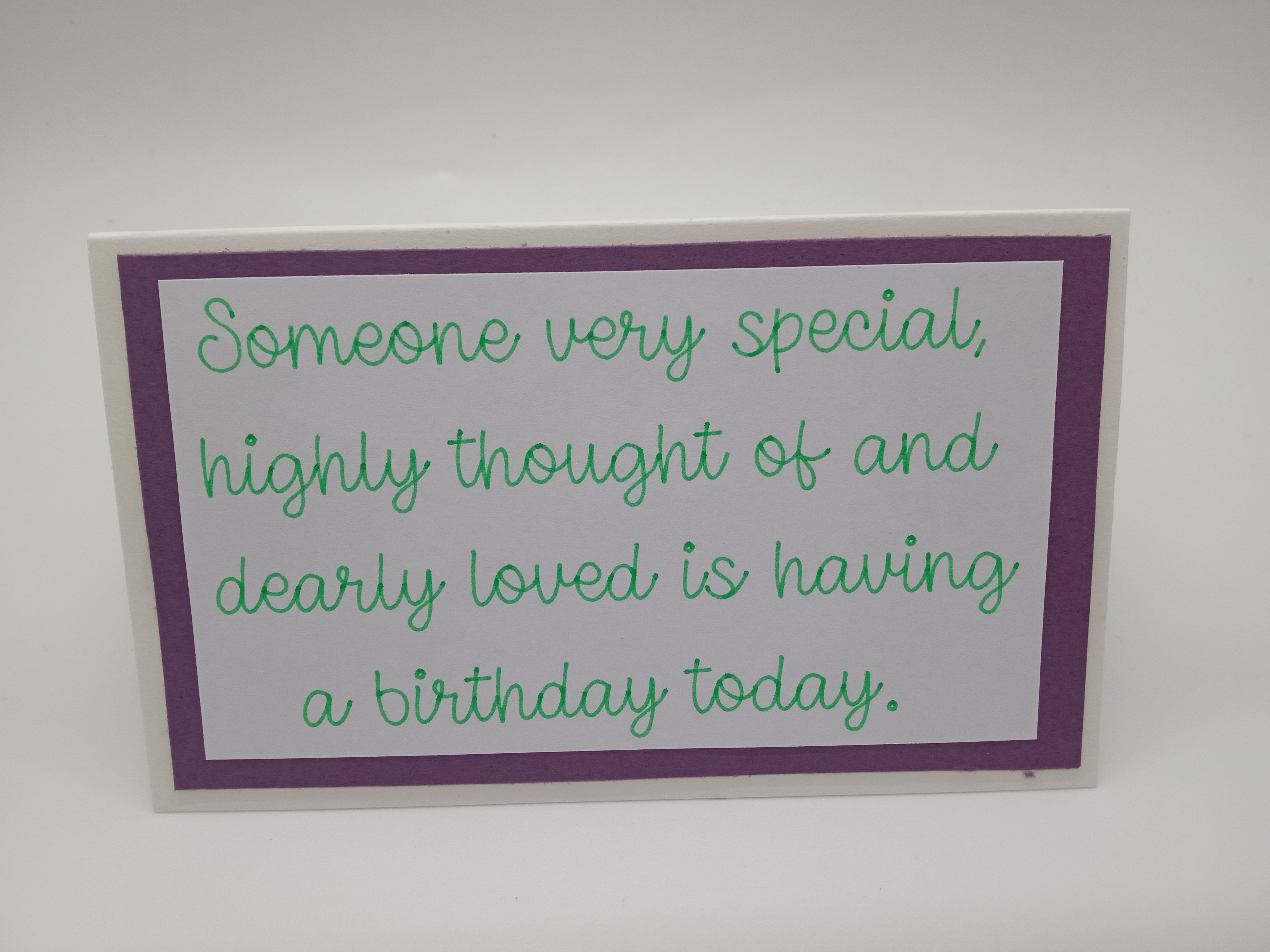 Special Surprise Birthday Greeting Card