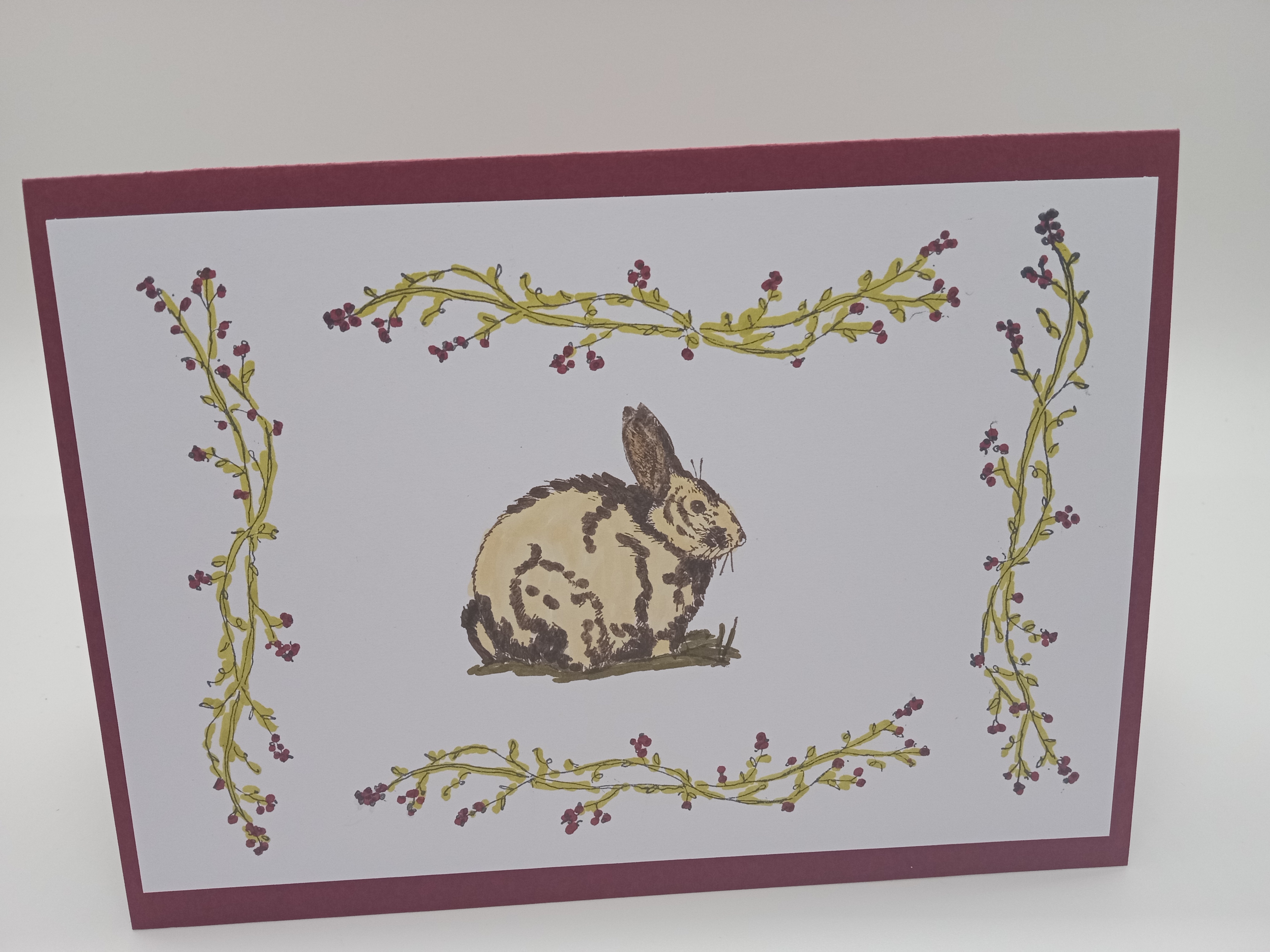 Easter Rabbit Greeting Card