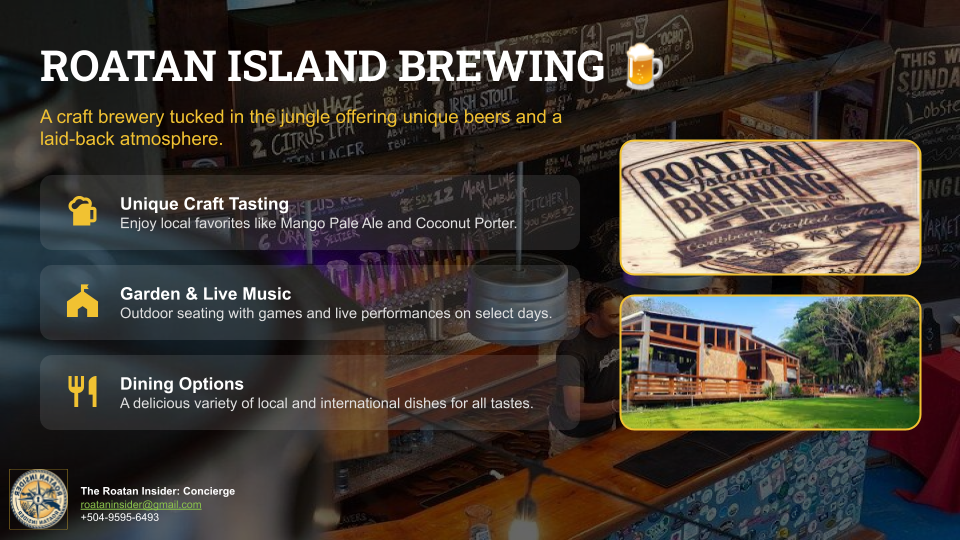 Roatan Island Brewing Experience