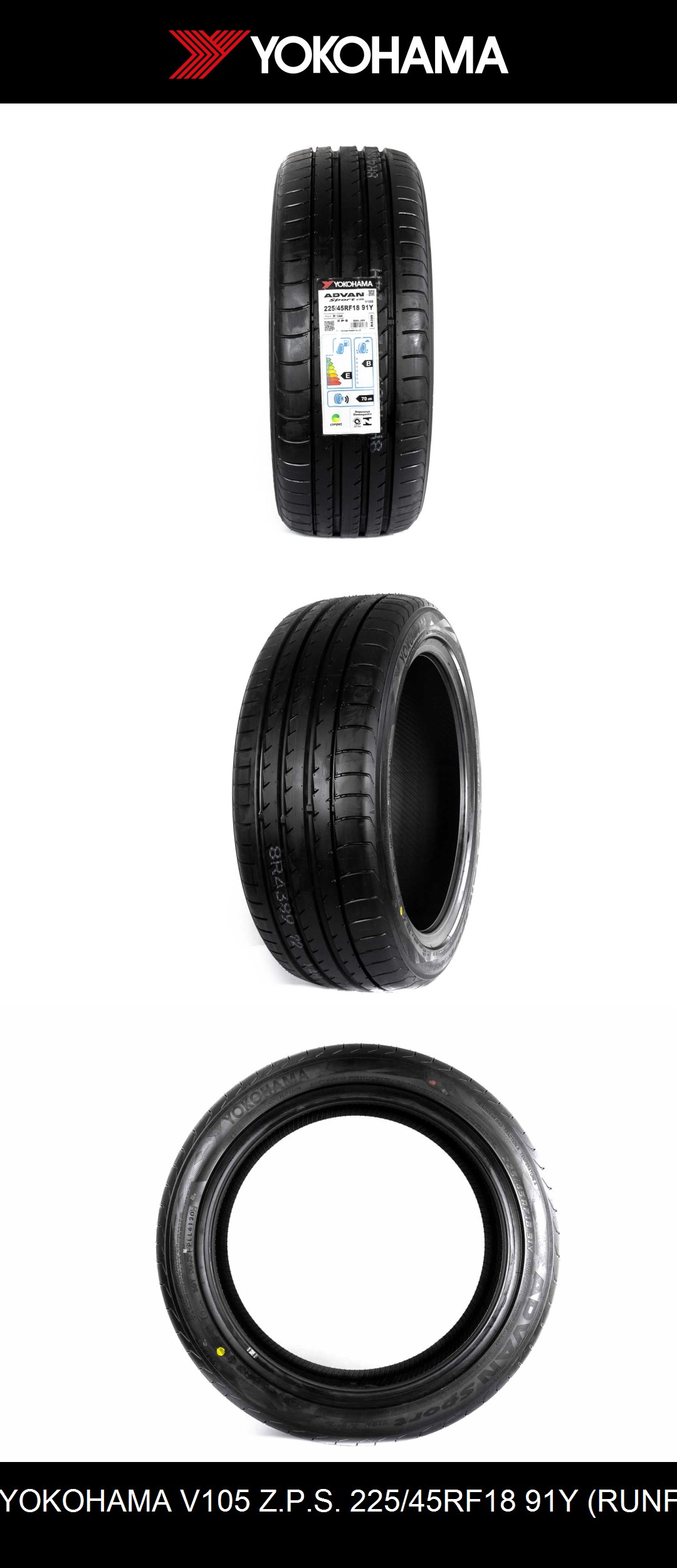 Yokohama V105 Z.P.S. 225 45RF18