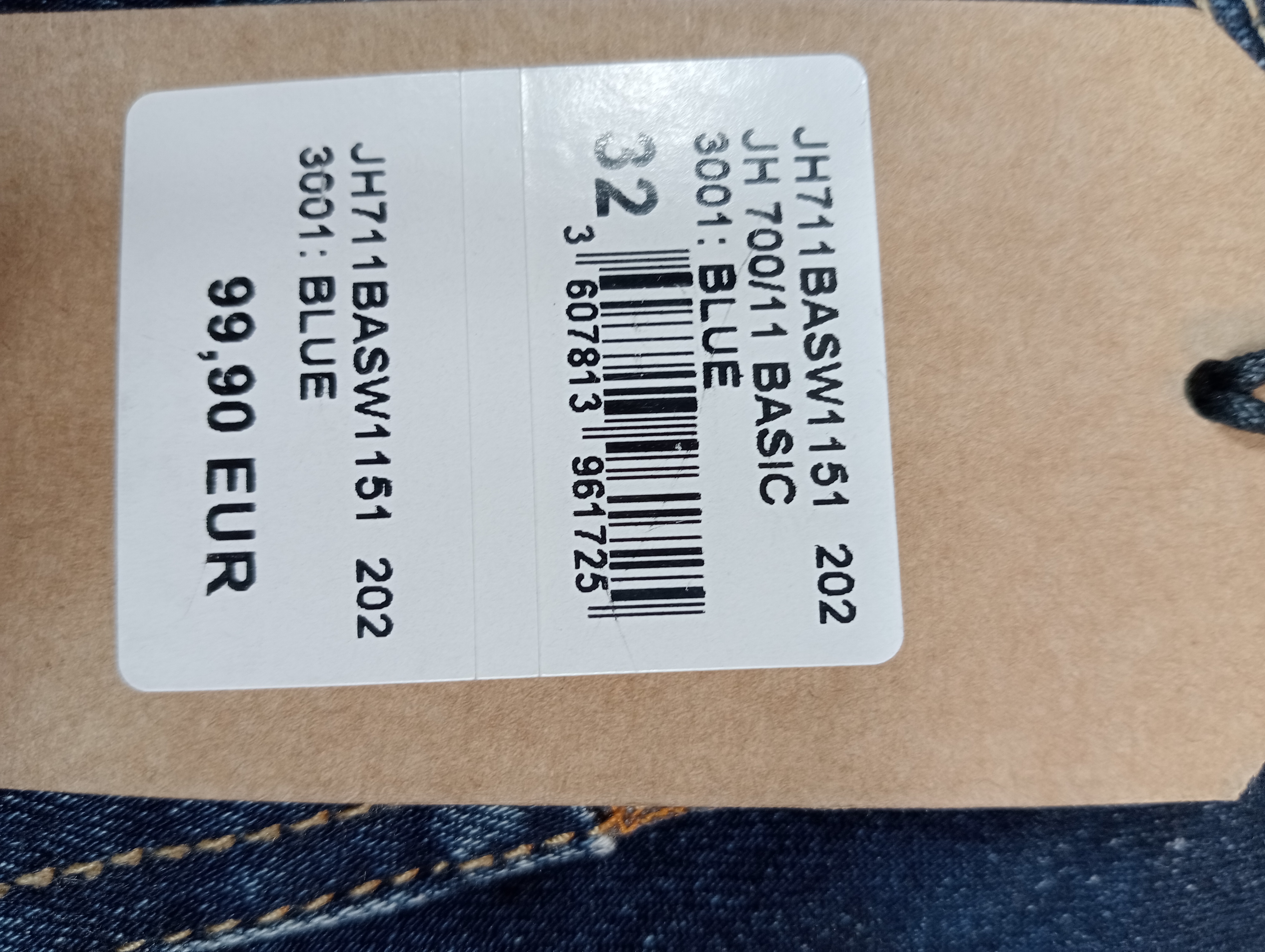 Jean bleu foncé SLIM