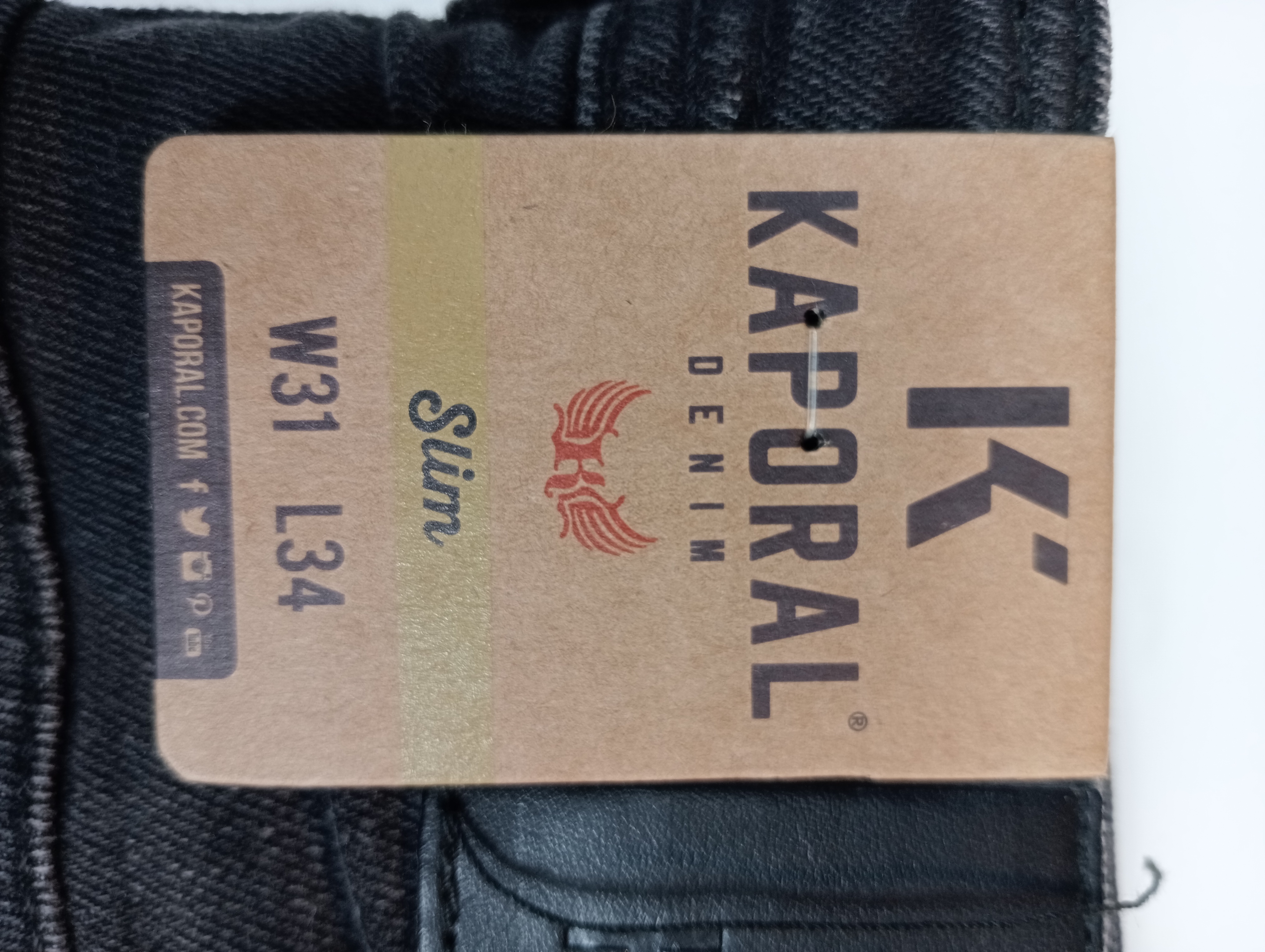 Jean Noir Denim SLIM