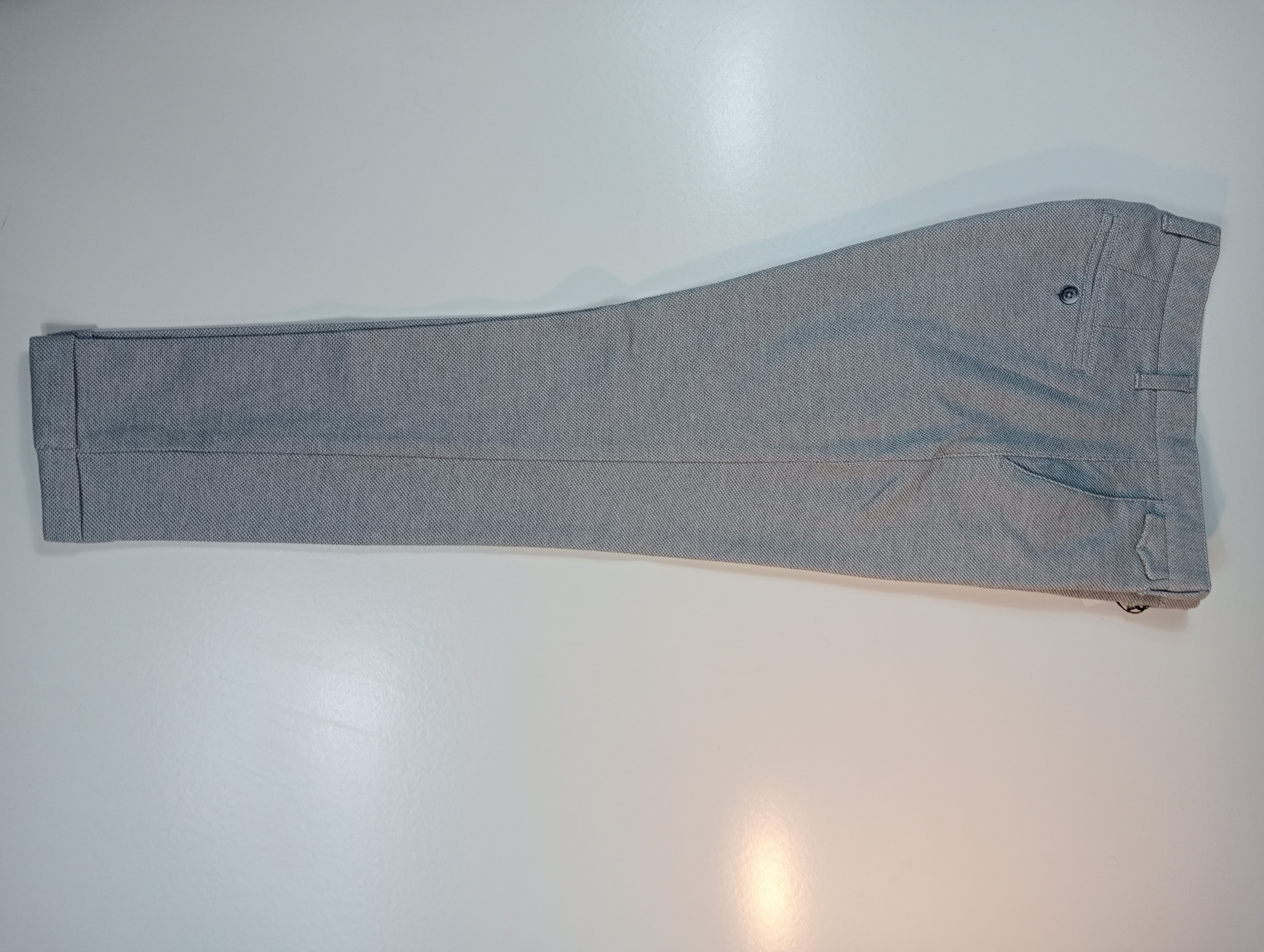 Pantalon habillé gris CROPPED SLIM FIT