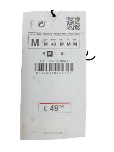 Veste en jean à col sherpa