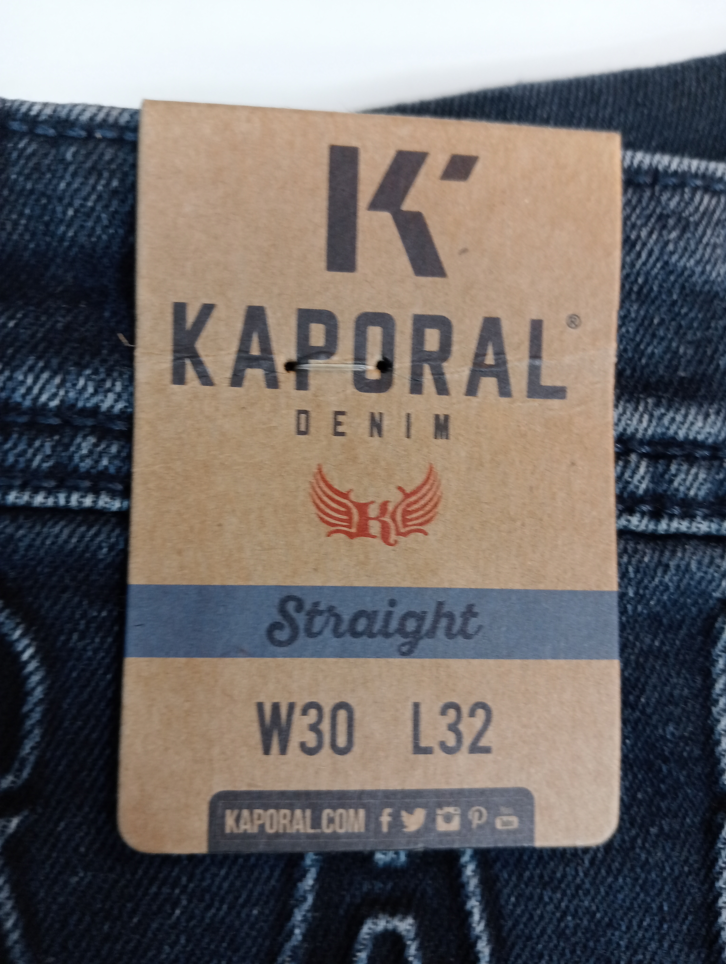 Jean WORN Denim STRAIGHT