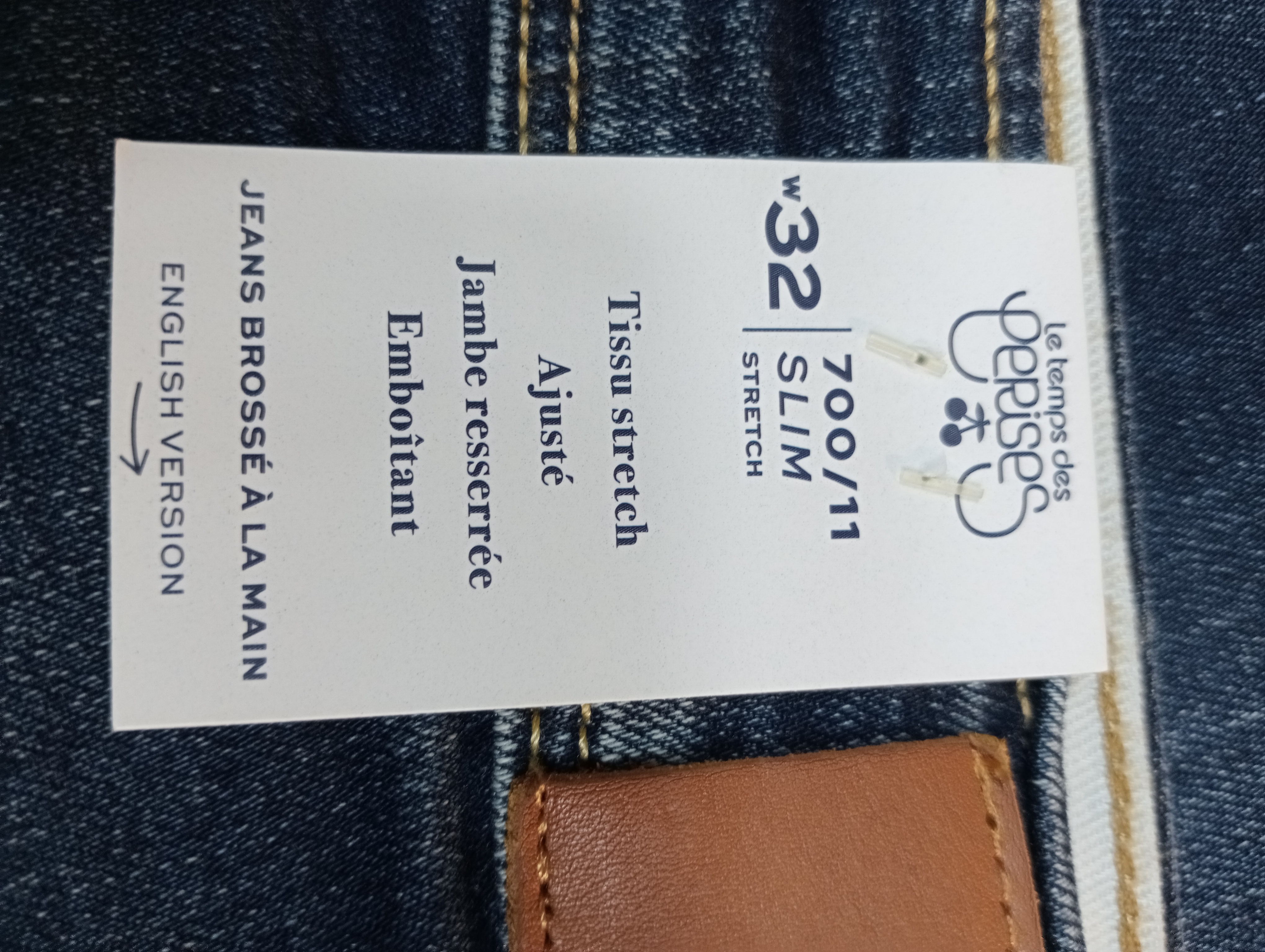 Jean bleu foncé SLIM