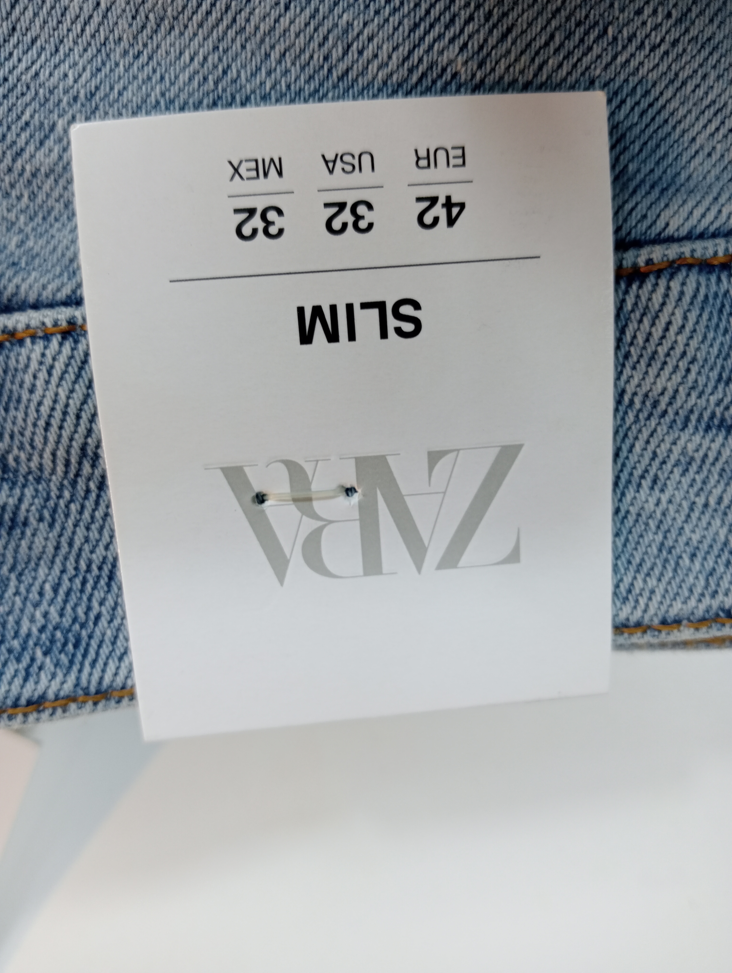 Jean bleu classique SLIM