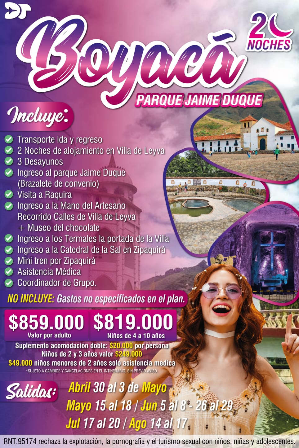 Boyacá y Parque Jaime Duque - 2 Noches