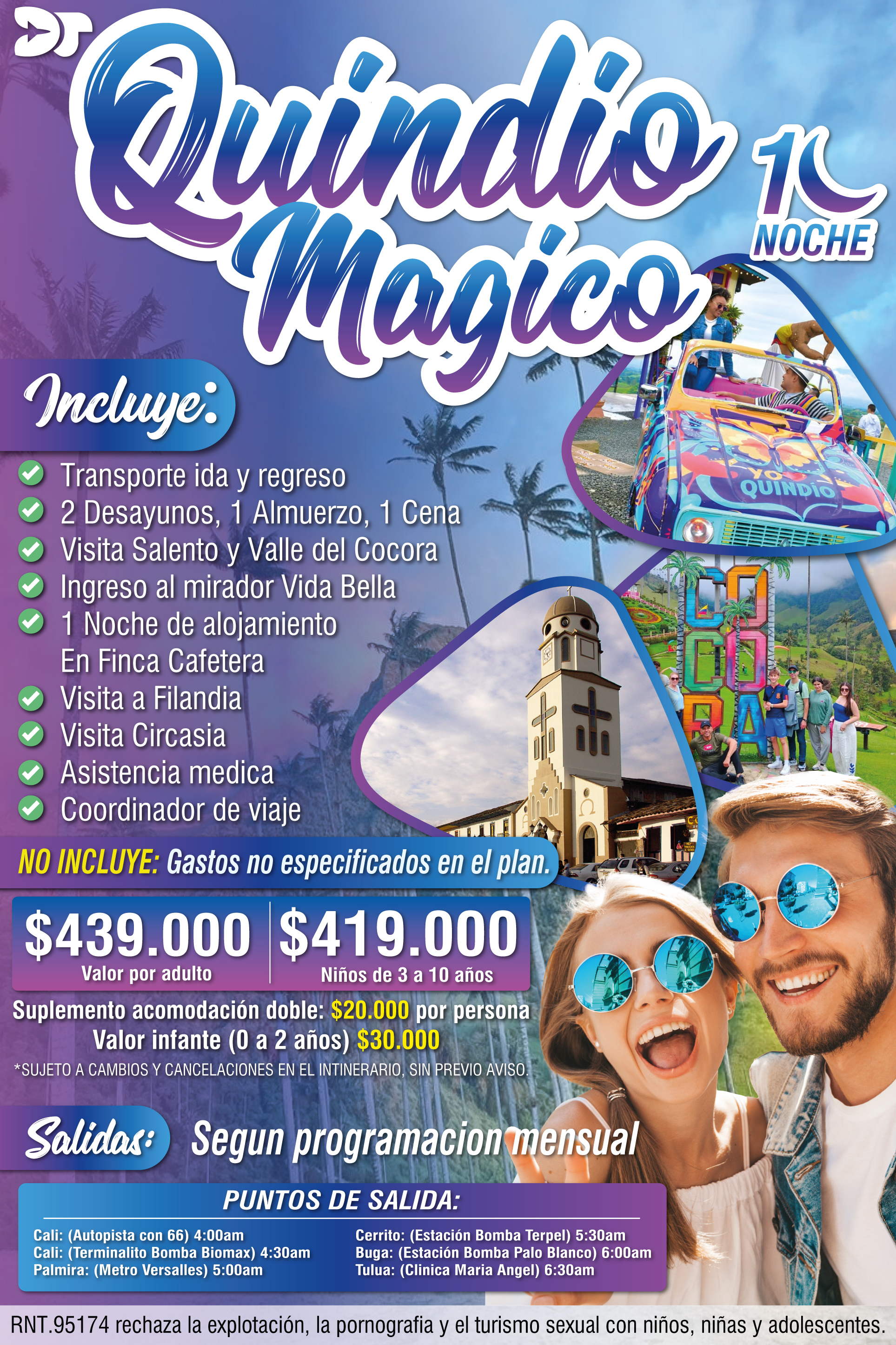 Quindío Mágico 1 Noche