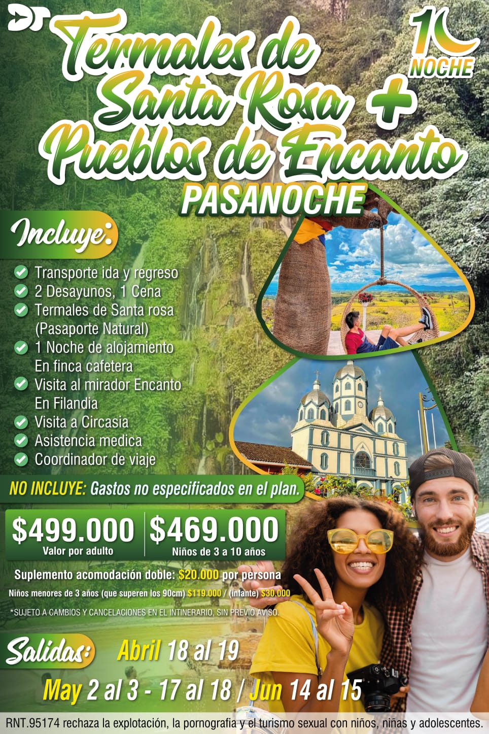 Termales de Santa Rosa + Pueblos de Encanto