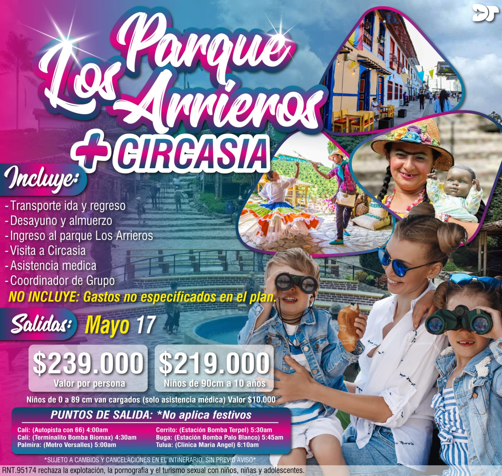Tour Parque Los Arrieros + Circasia
