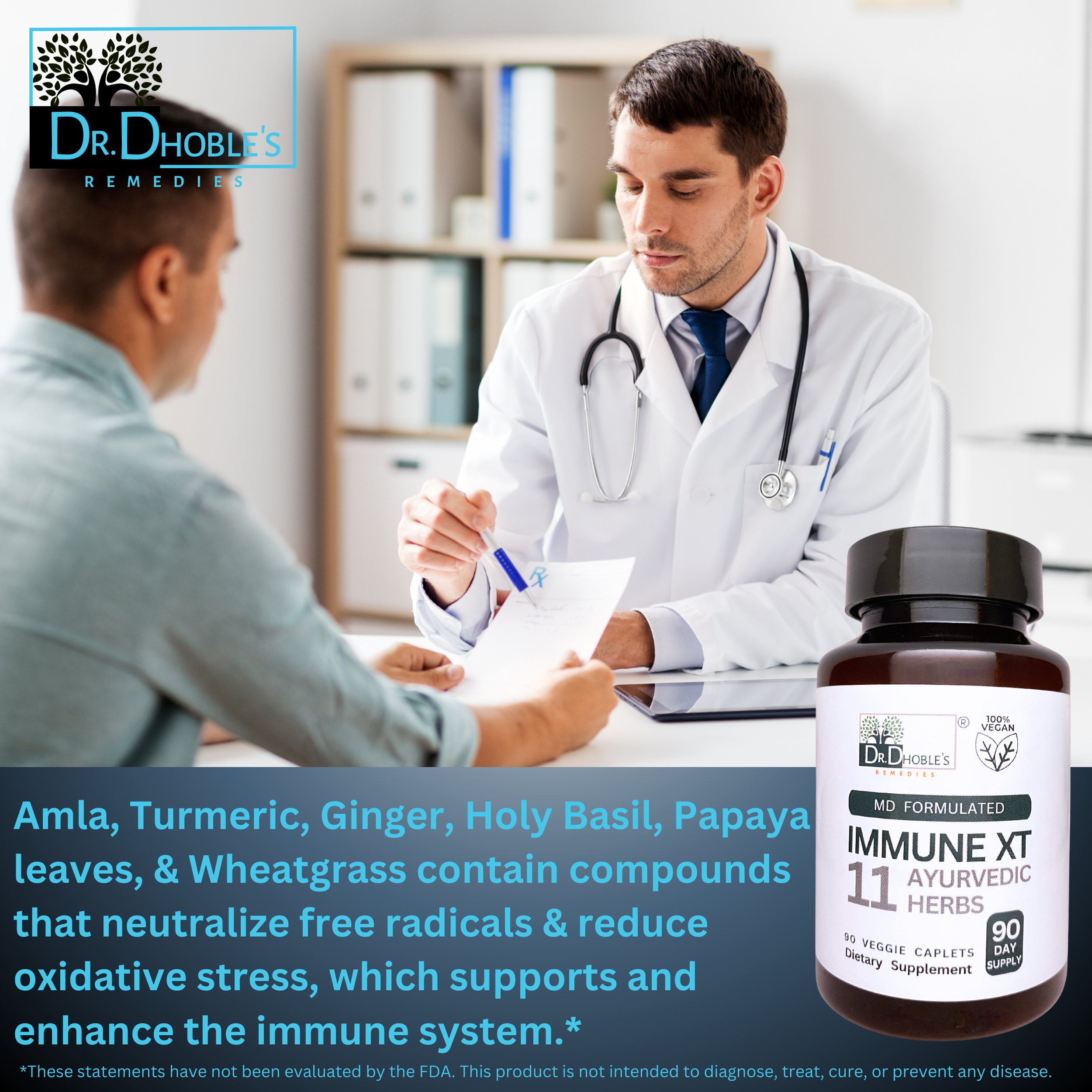 Immune XT - MD Formulated, 11 in 1 Immunity Support Supplement, Herbal Immunity Booster Formula for Wellness, Boost Natural Defense System for Adults, Vegan 90 Pills