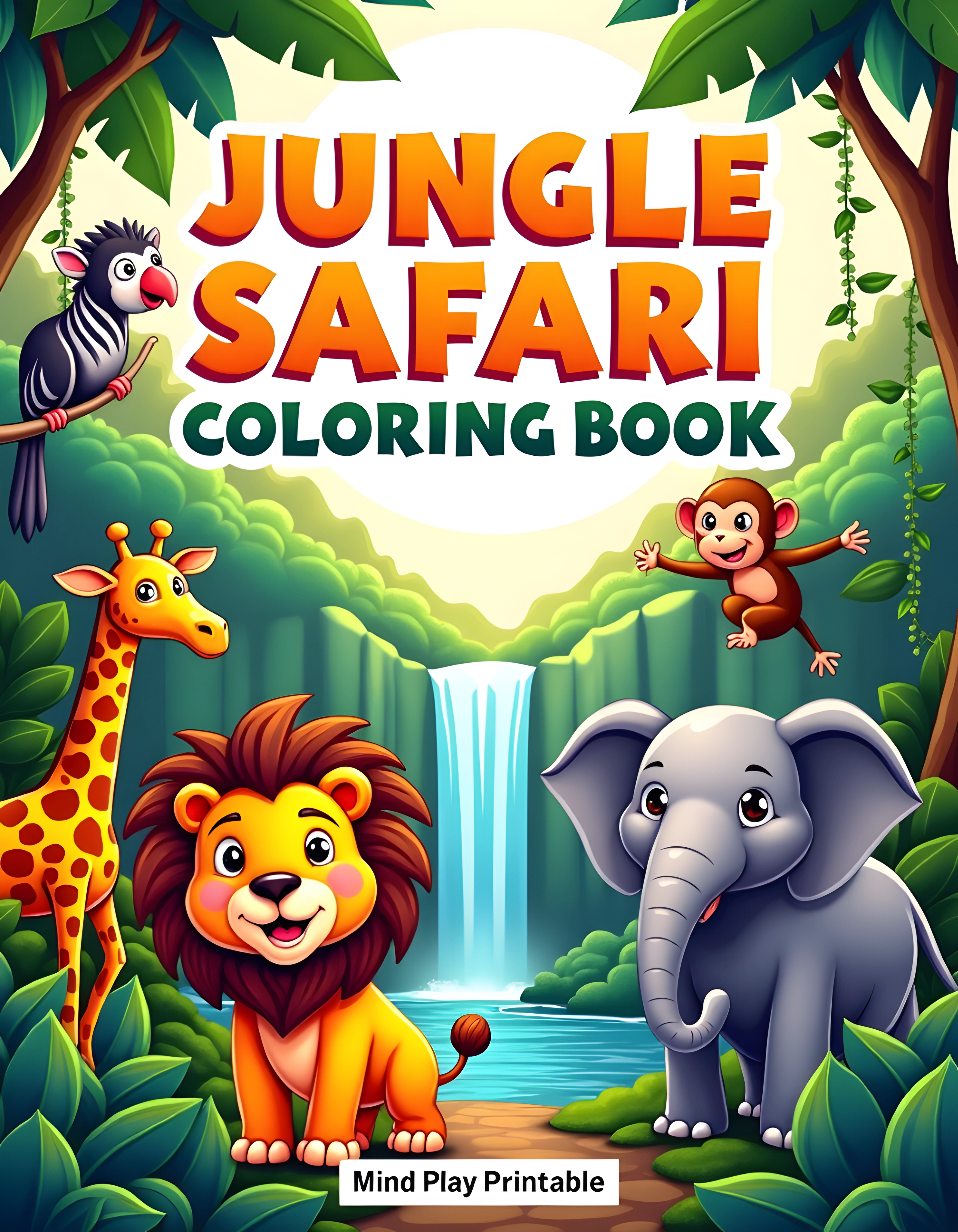 Jungle Safari Coloring Book