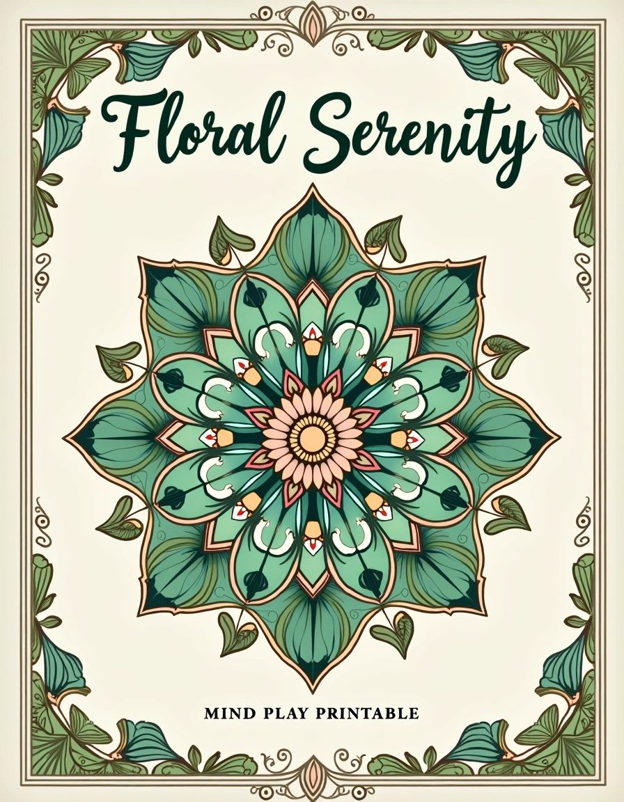 Floral Serenity Printable