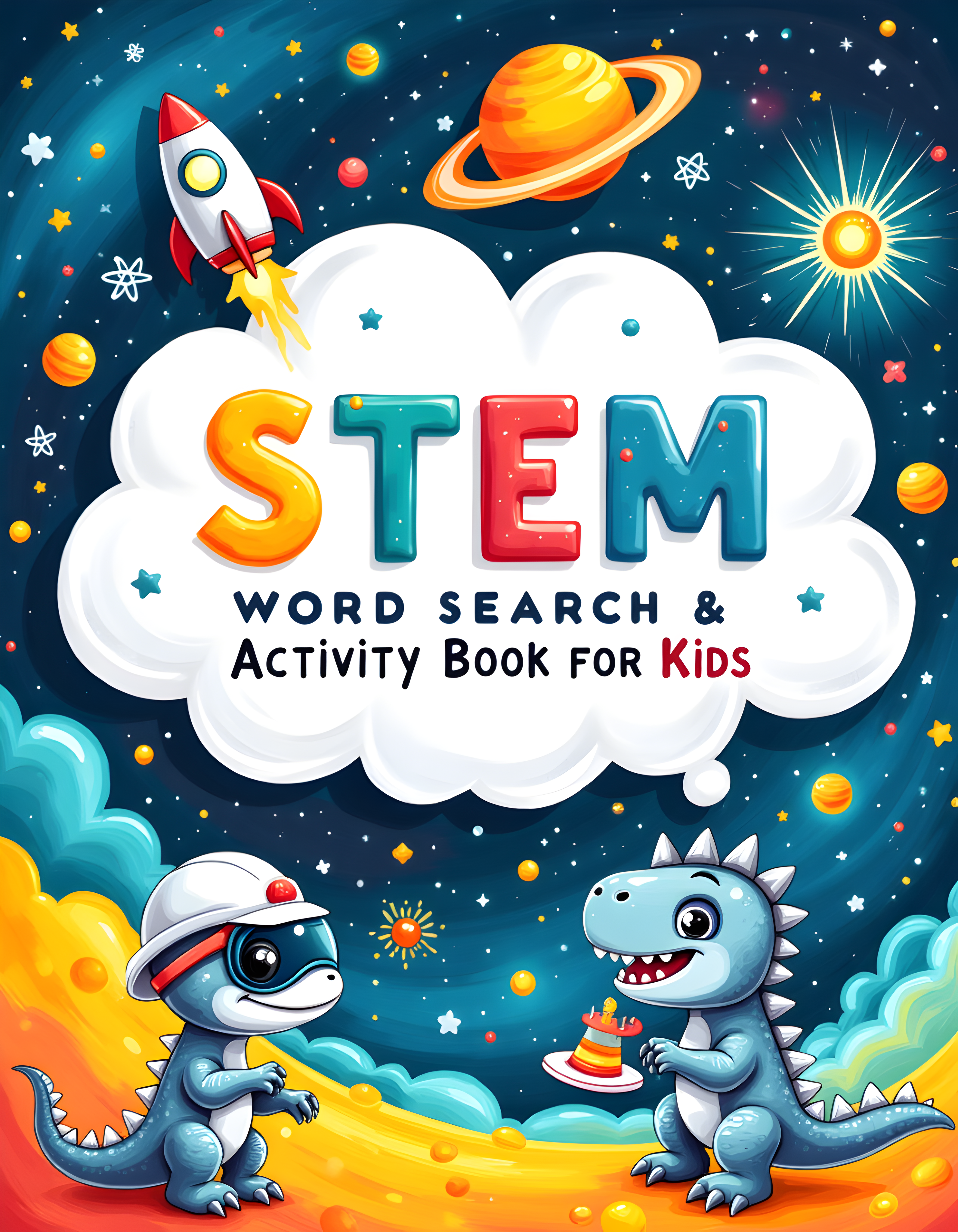 STEM Word Search & Activity Book for Kids
