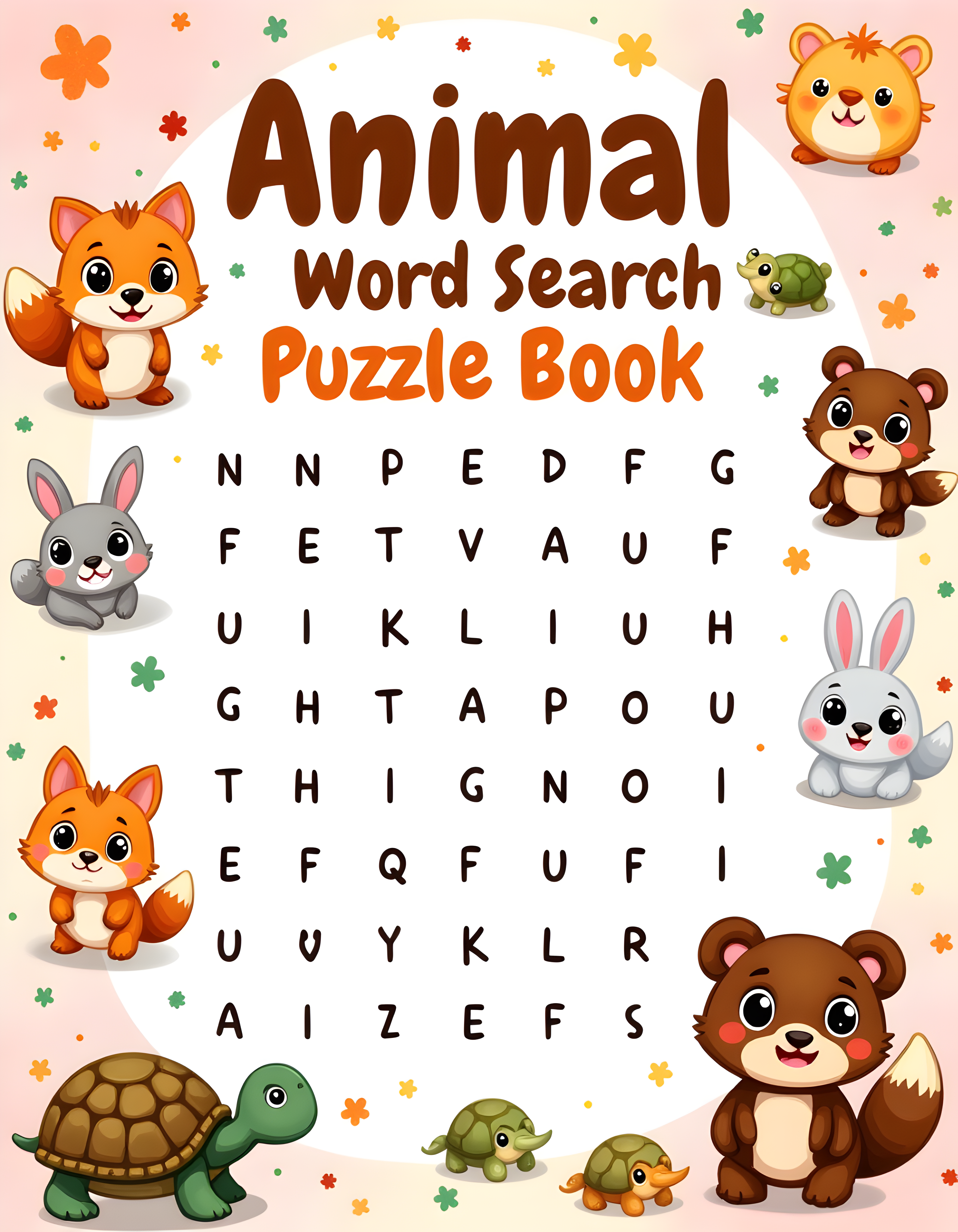 Animal Word Search Puzzle Book
