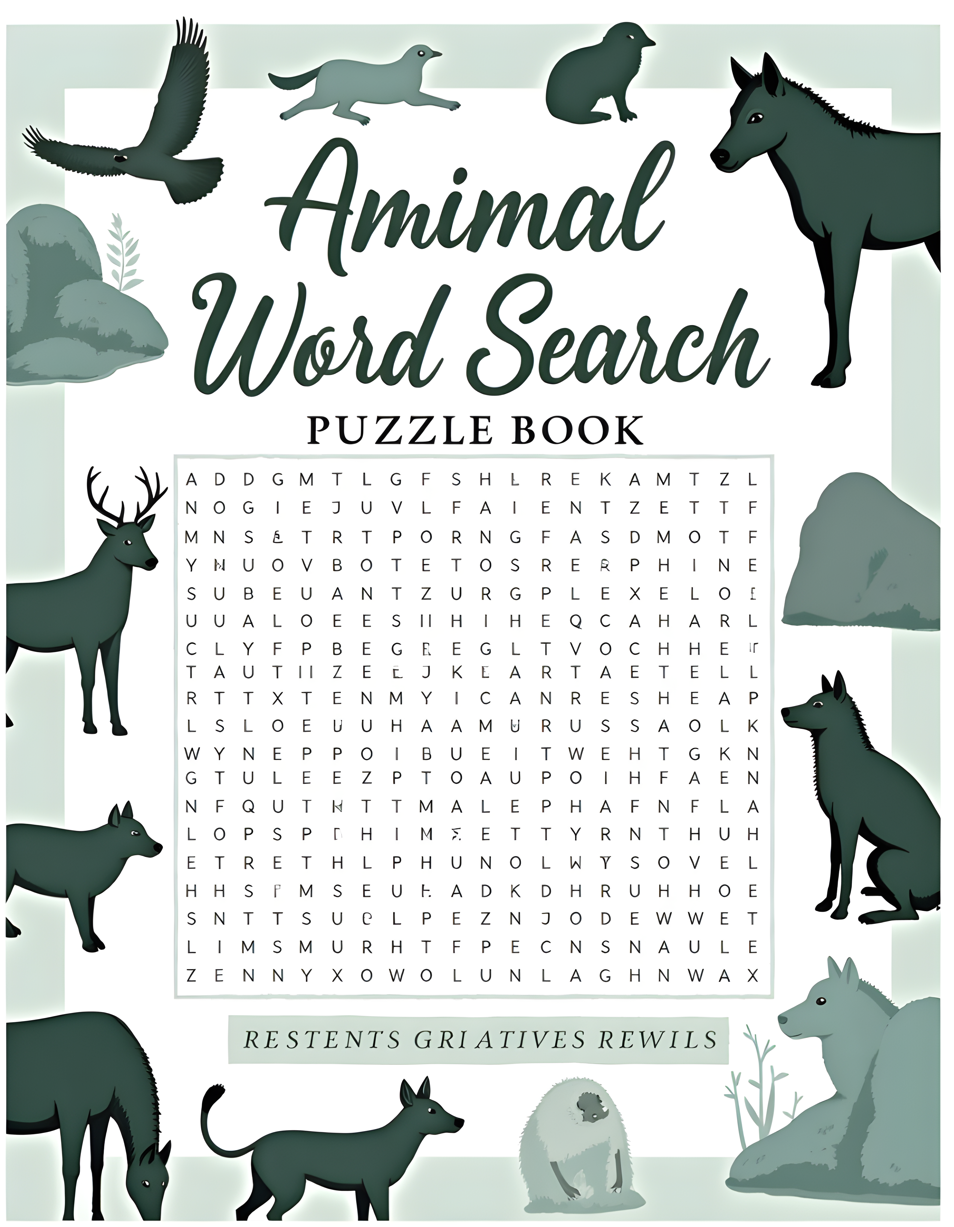 Animal Word Search Puzzle Book