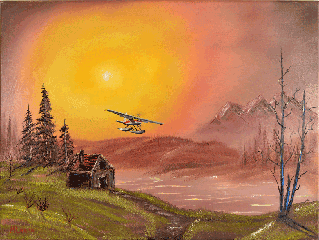 "Hazy Autumn Flight"