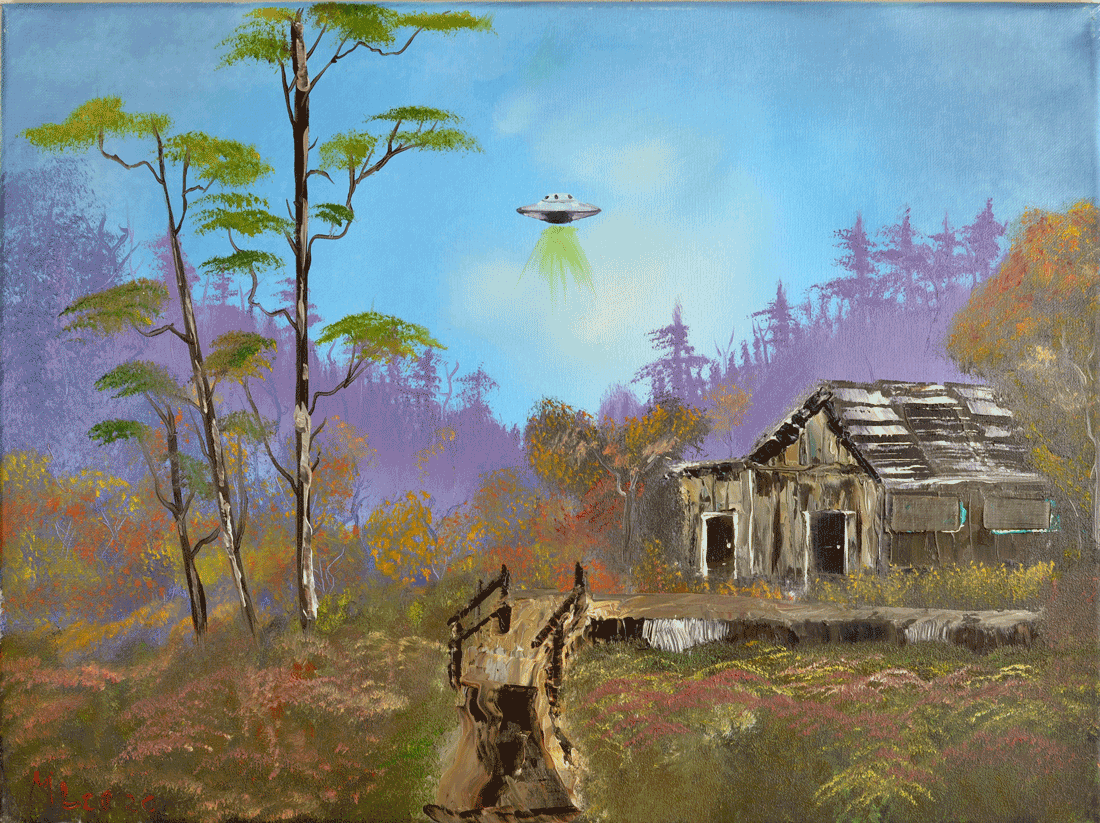 "Psychedelic Visitor"