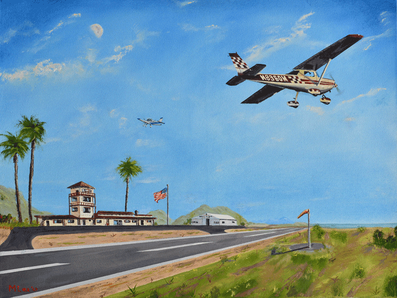 "Suzie Departing Catalina"