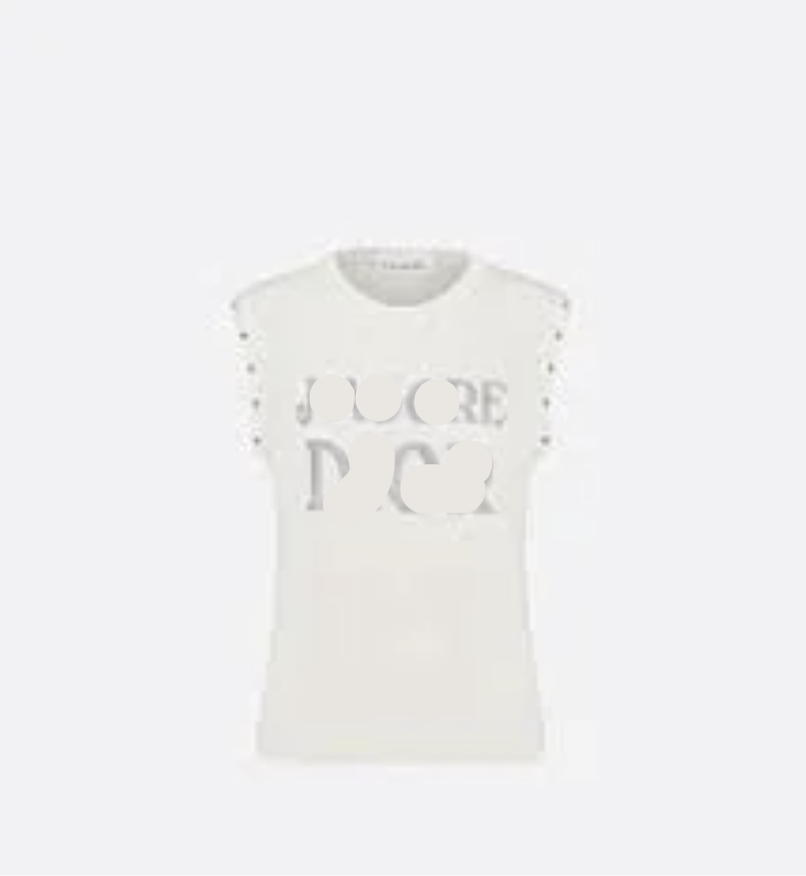 White Jadore Tank Top