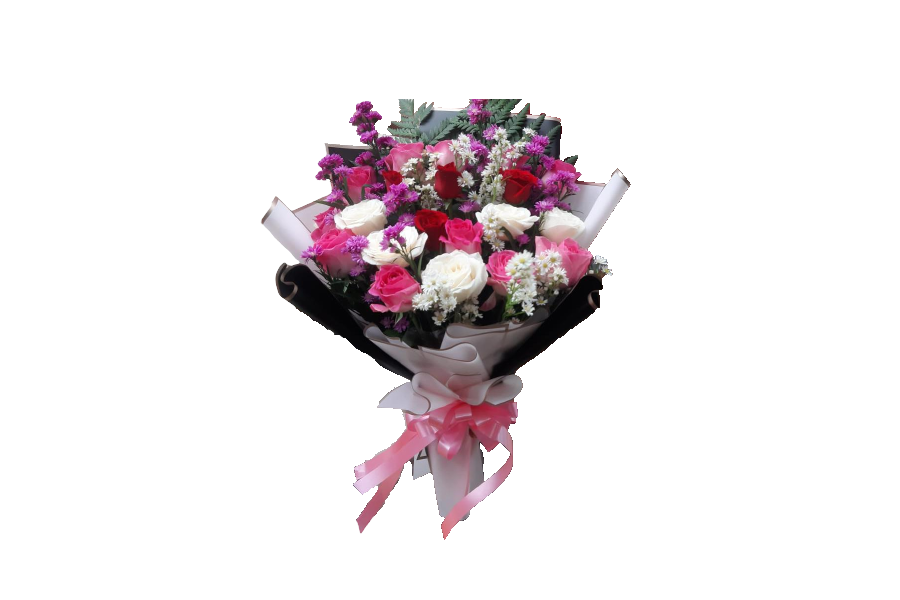 Romantic Mixed Flower Bouquet