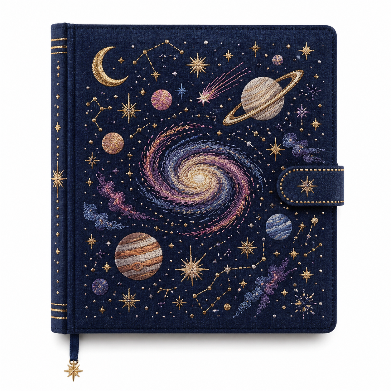 Cuaderno Bordado Cosmos