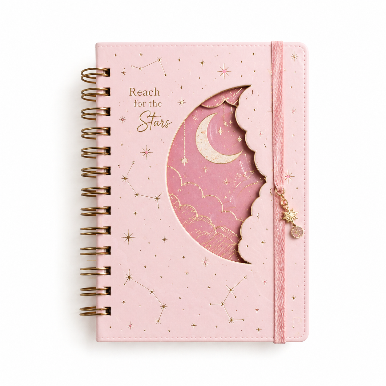 Cuaderno astral rosa