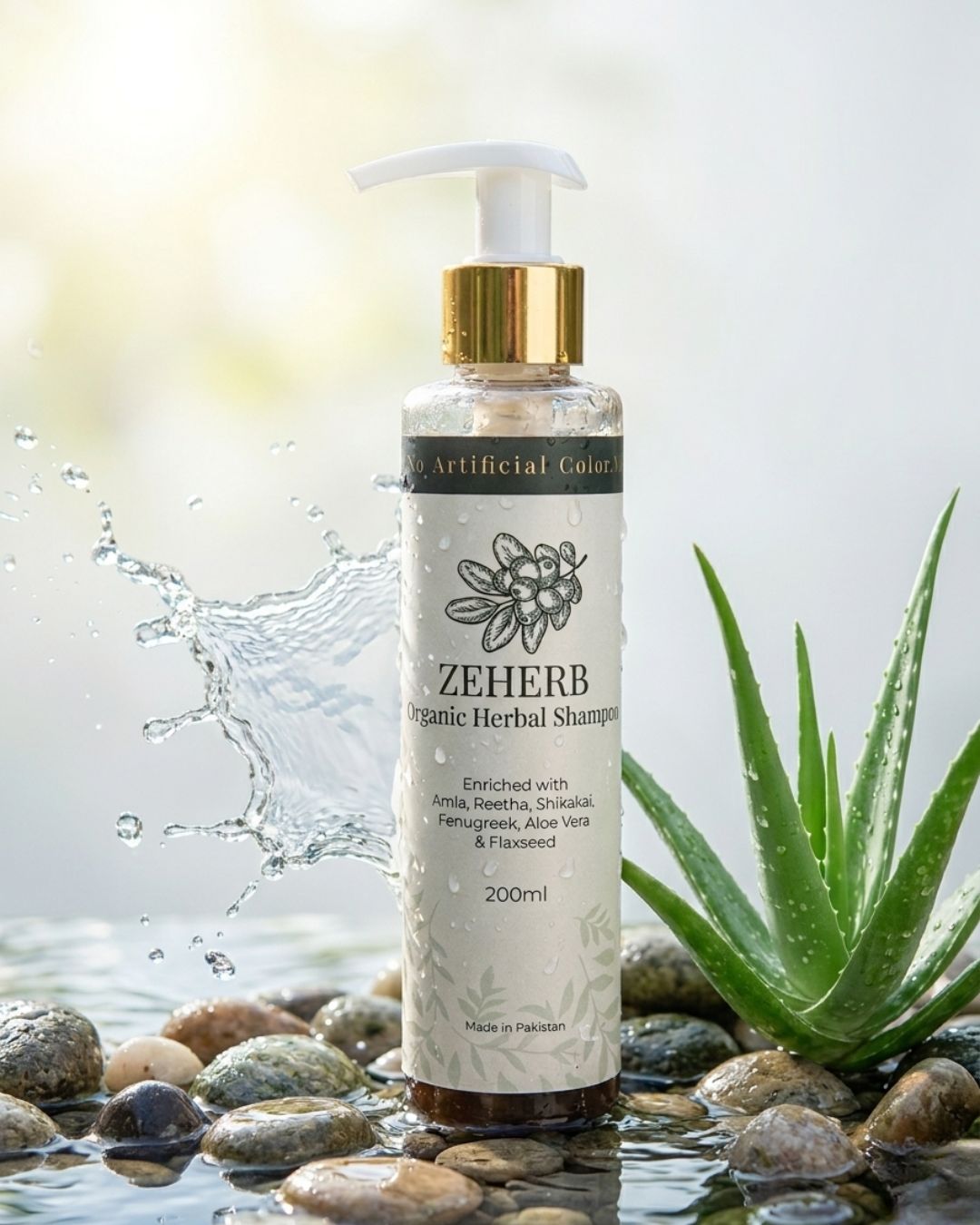 ZEHERB Organic Herbal Shampoo