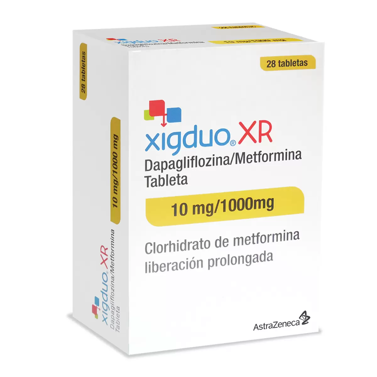 Xigduo XR 10 mg/1000 mg 28 tabletas