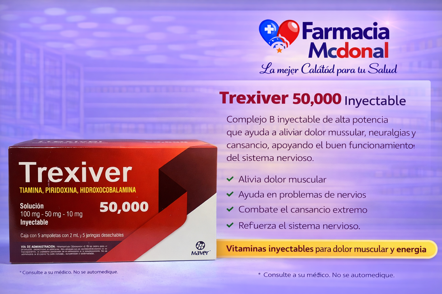 Trexiver 50,000 Inyectable