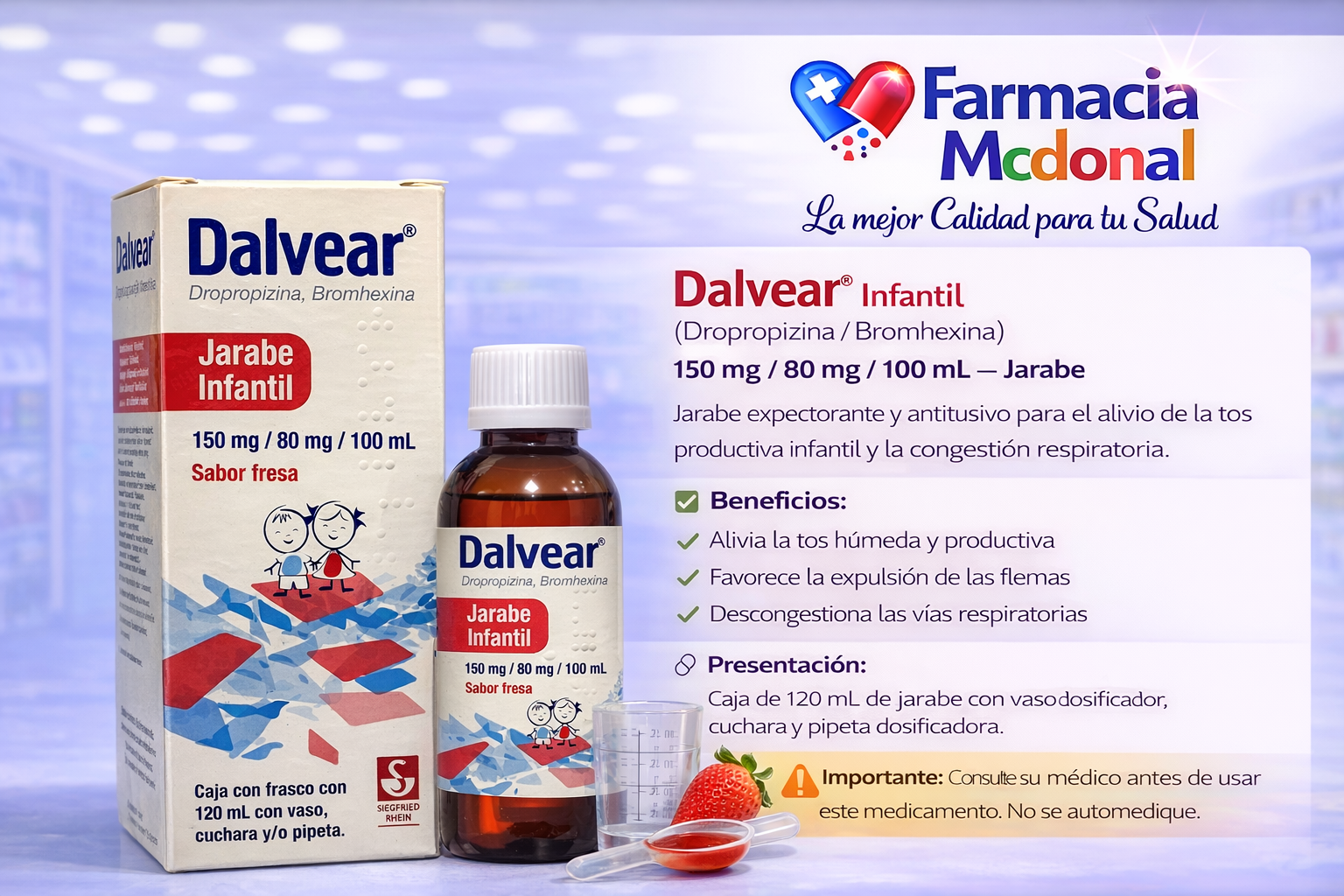Dalvear Infantil Jarabe
