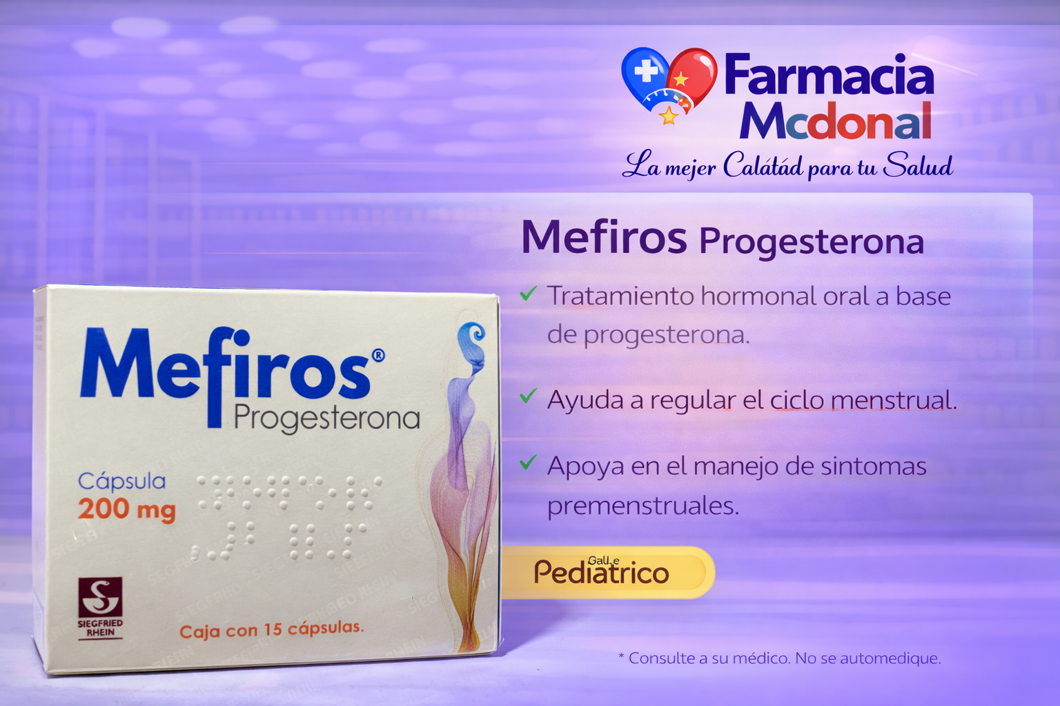 Mefiros Progesterona 200mg