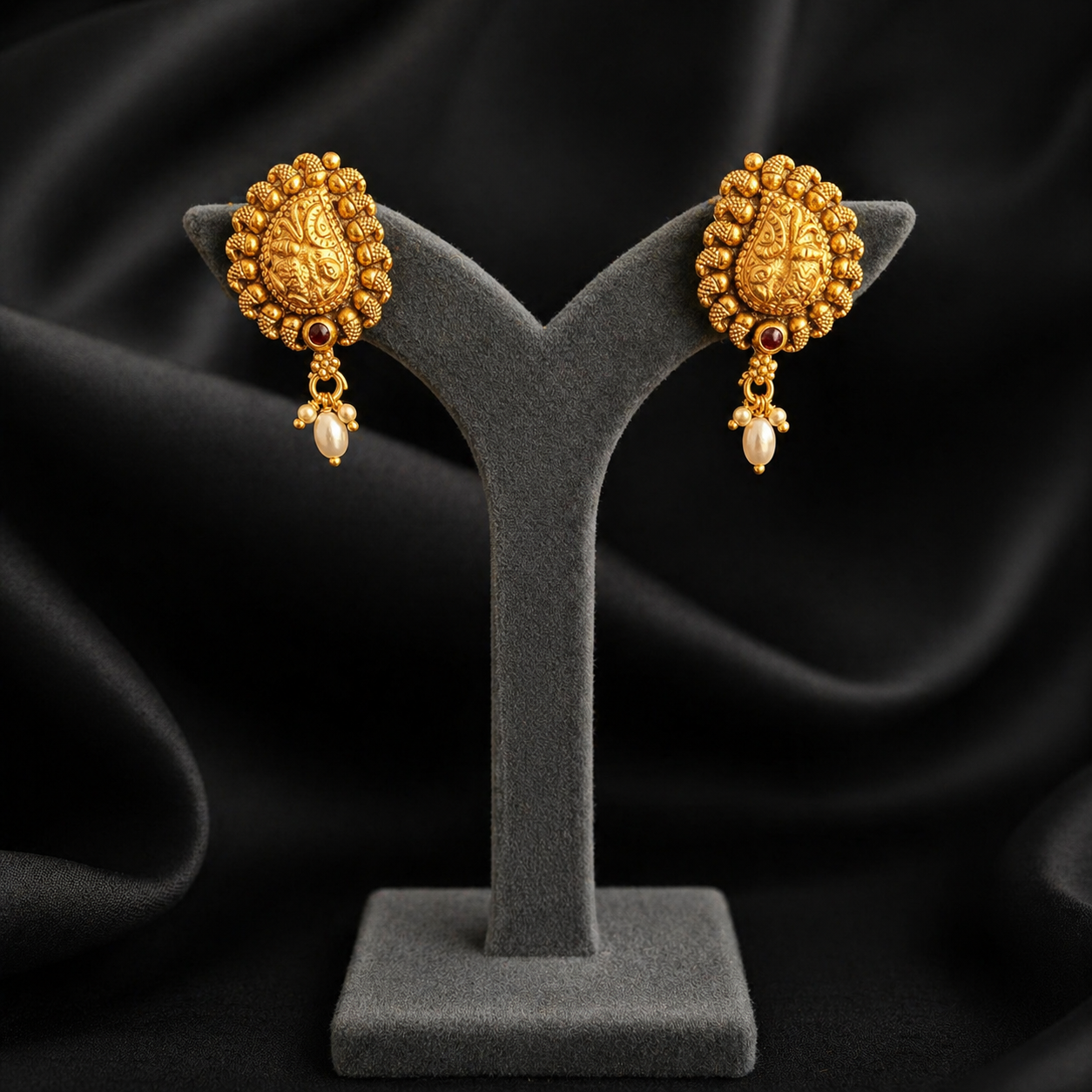 Antique Gold Plated Earrings