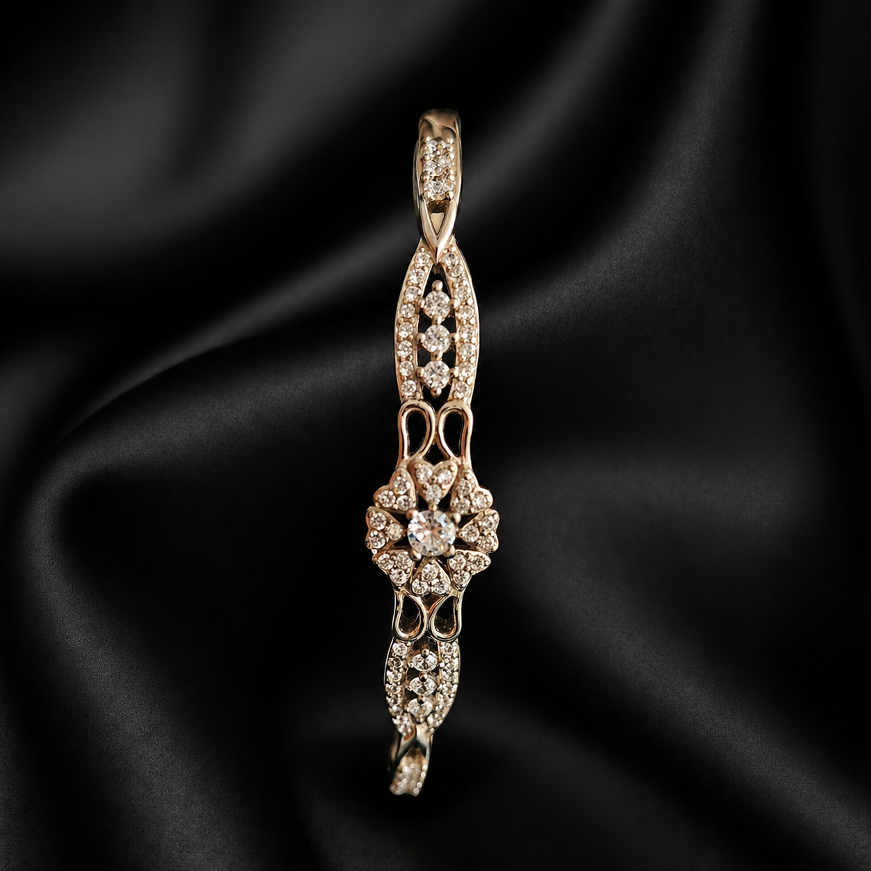 Elegant Diamond Gold Bracelet