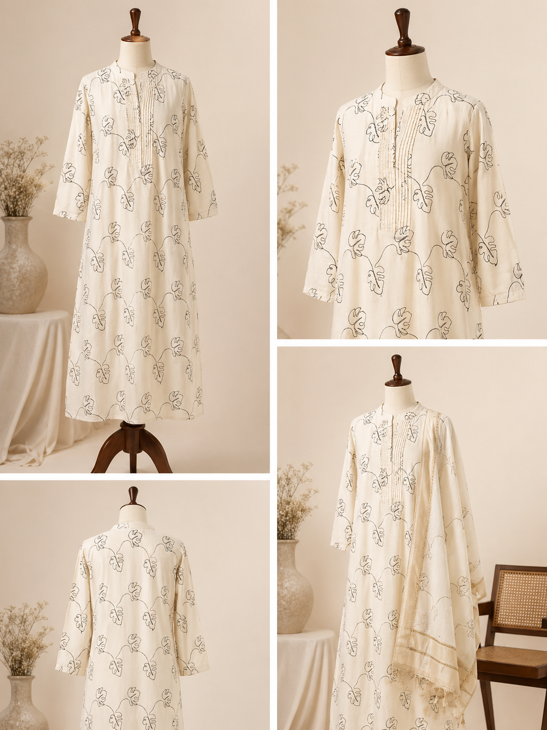 Floral Printed Kurta Set
