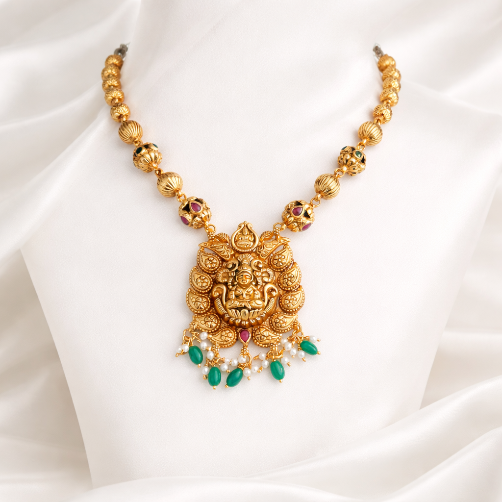 Antique Gold Temple Necklace