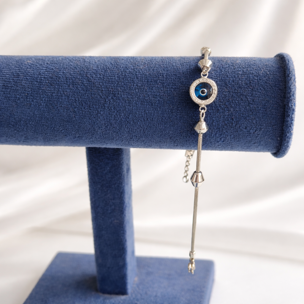 Evil Eye Silver Bracelet