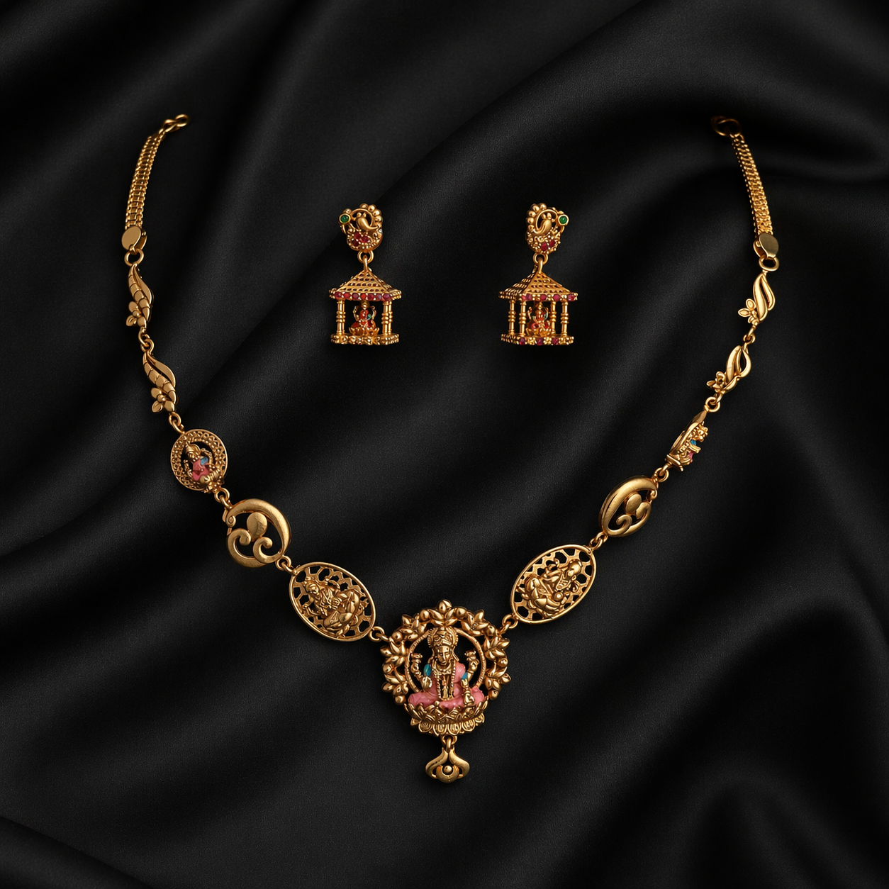 Traditional Temple Jewelry Set
