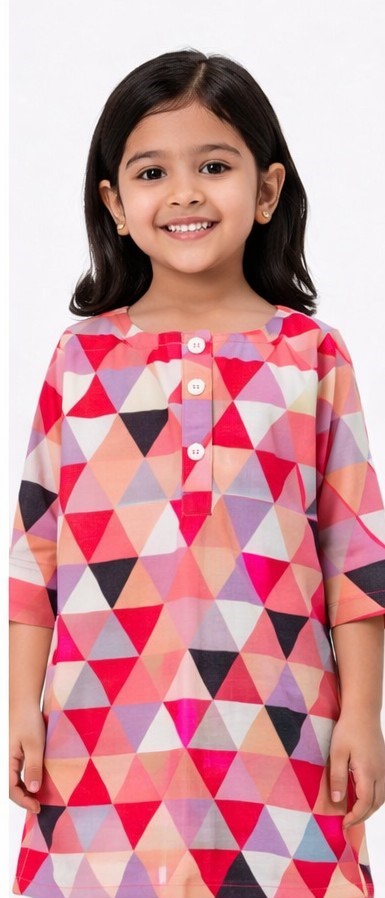 Kids Girls Green Floral Co-Ord Set | Stylish Top & Pant Outfit