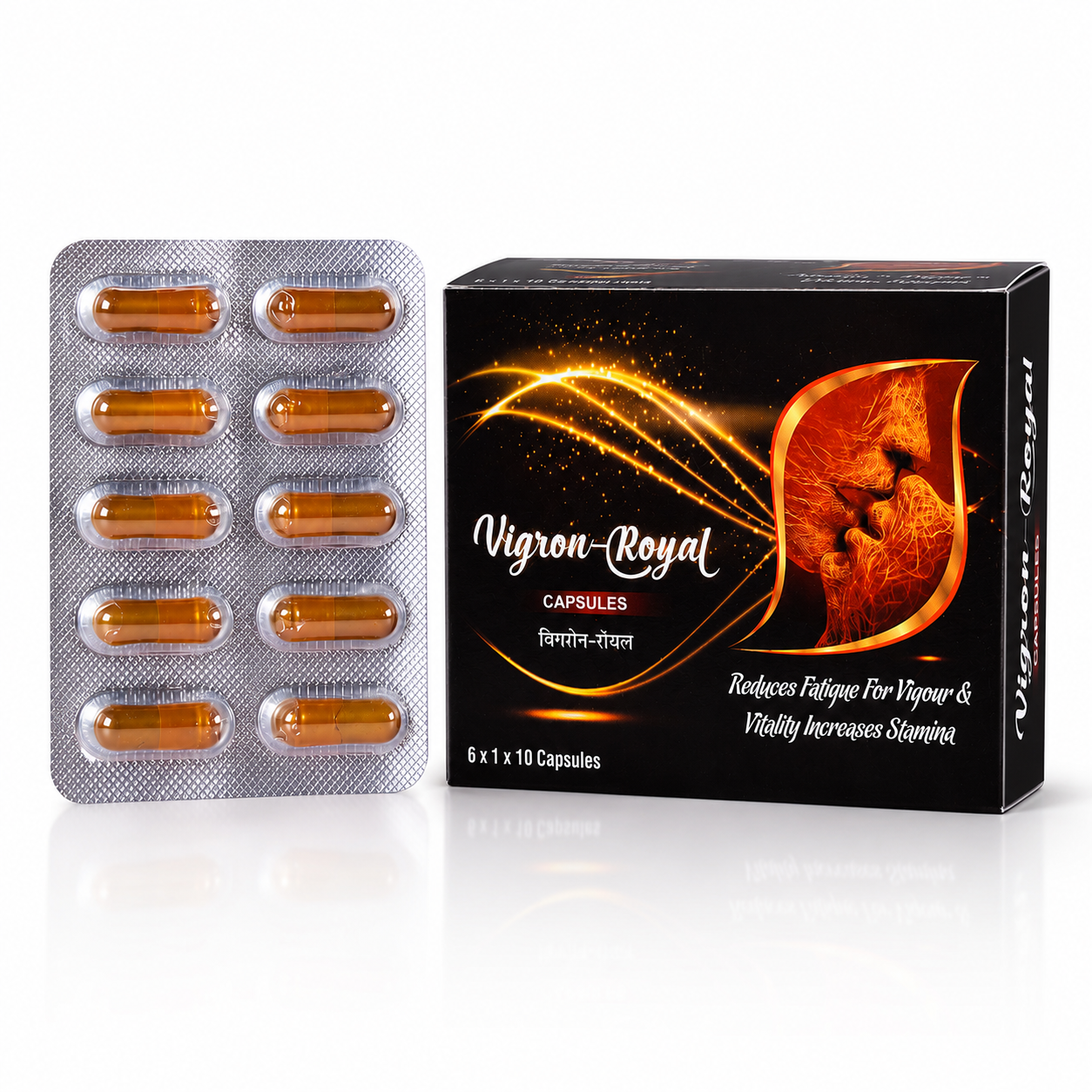 Vigron Royal Capsules | Ayurvedic Capsules for Weakness, Fatigue & Energy 